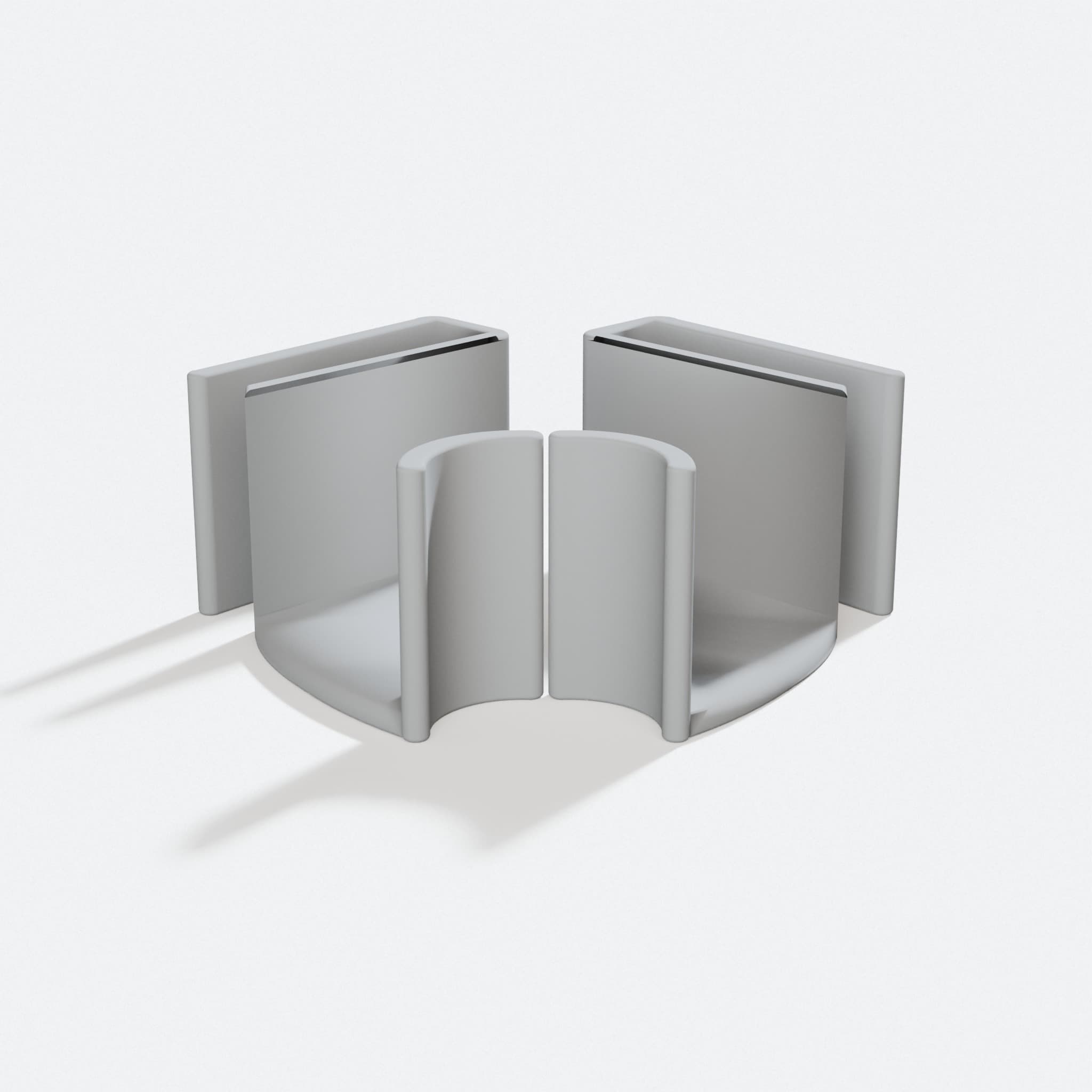 3D Printed Paper Towel Roll Holder for Kitchen, turn three quarter