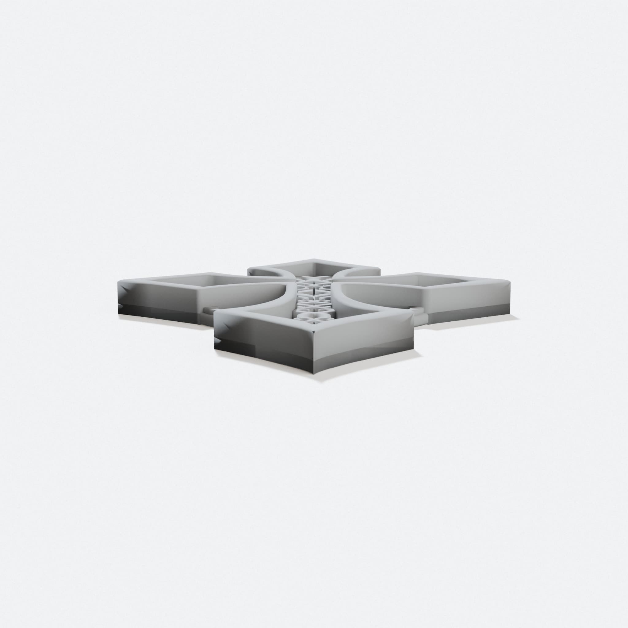Celtic Cross Pendant – 3D Printed Keychain, hero tilt