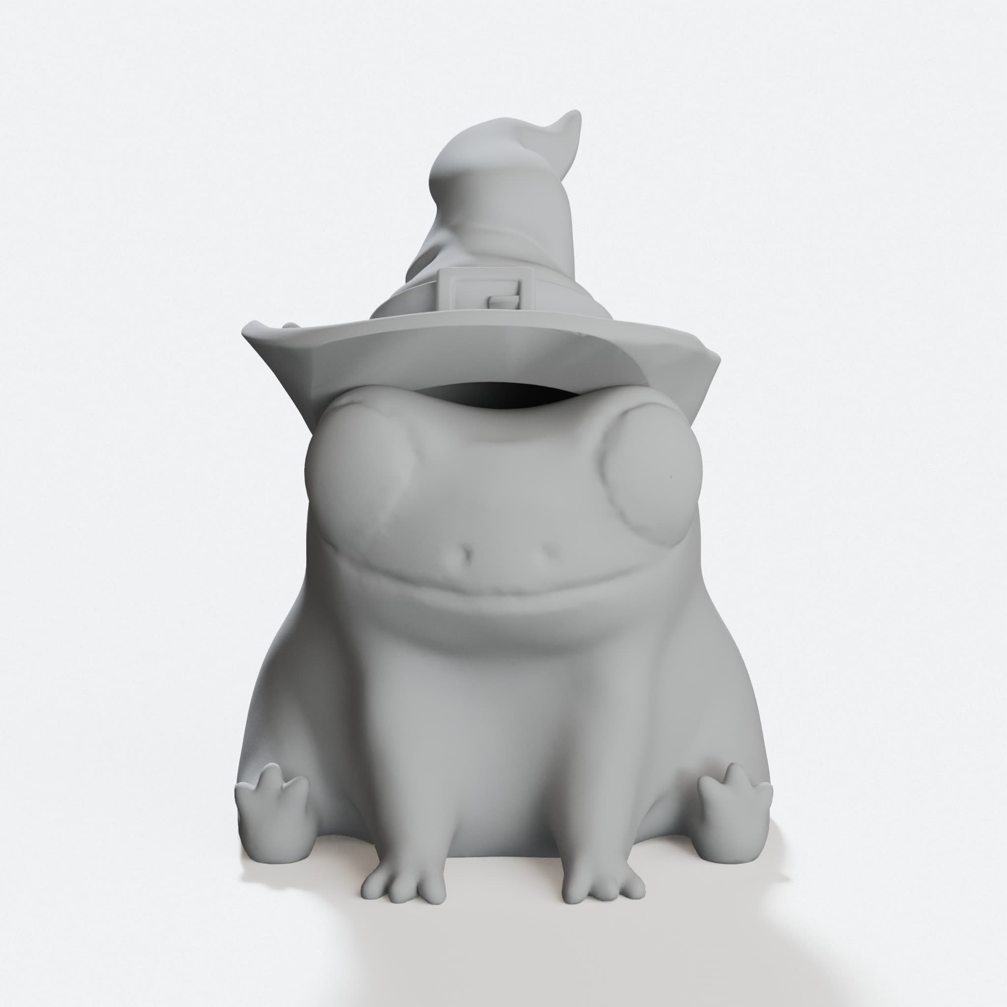 Fred The Frog But He Is A Wizard 3D Printed Toy, hero tilt