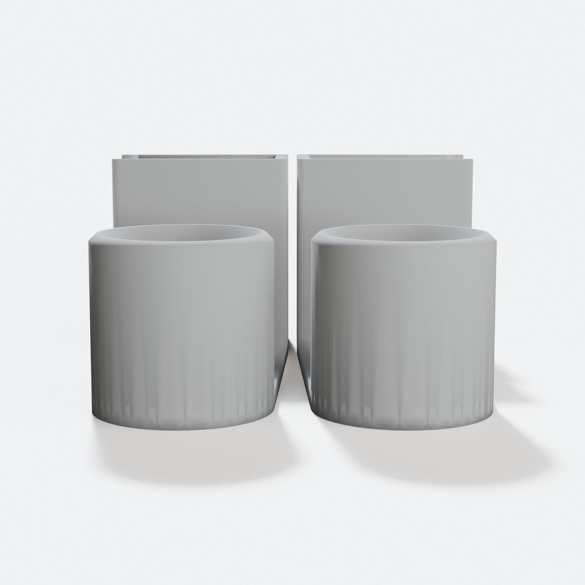 Paper Towel Holder for 18mm Shelves, Easy-Print Clip, hero tilt