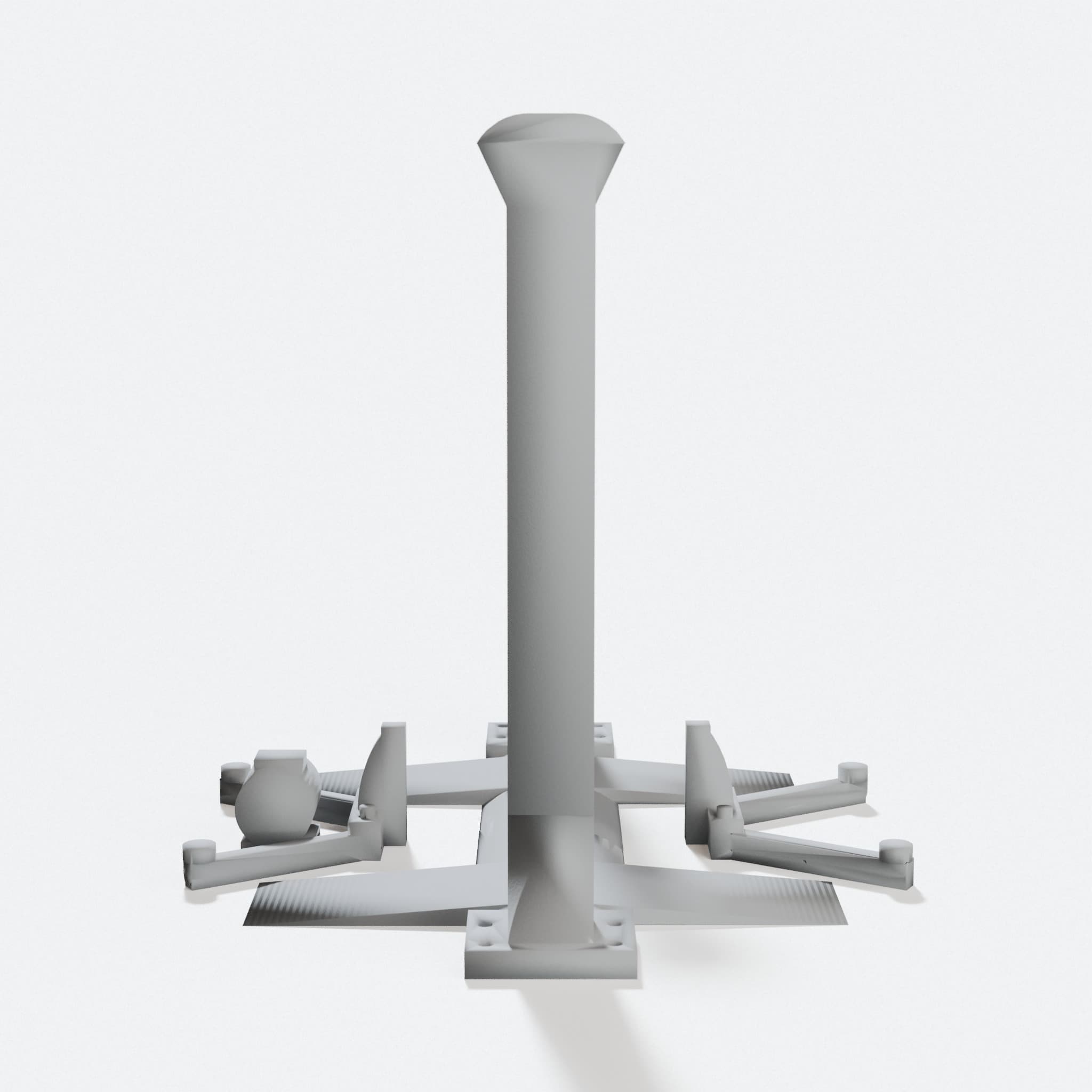 1:64 Scale Car Lift 3D Printed Toys Garage Model, hero tilt