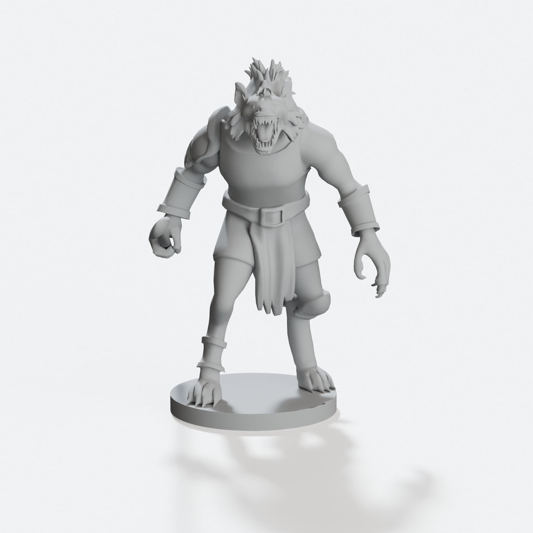 Gnoll Collection - Tabletop RPG Monster Miniatures, hero tilt
