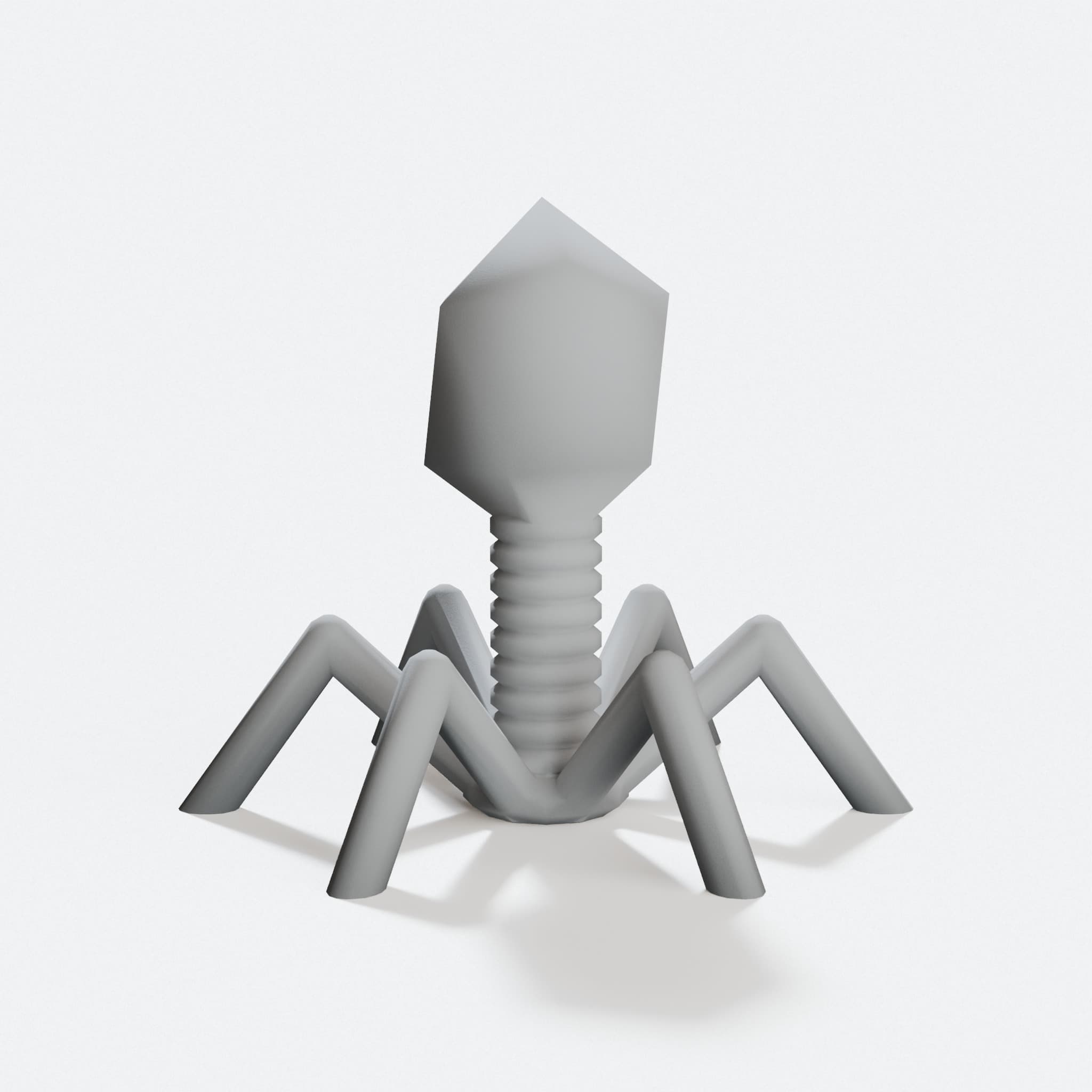 Bacteriophage T4 3D-Printed Model
