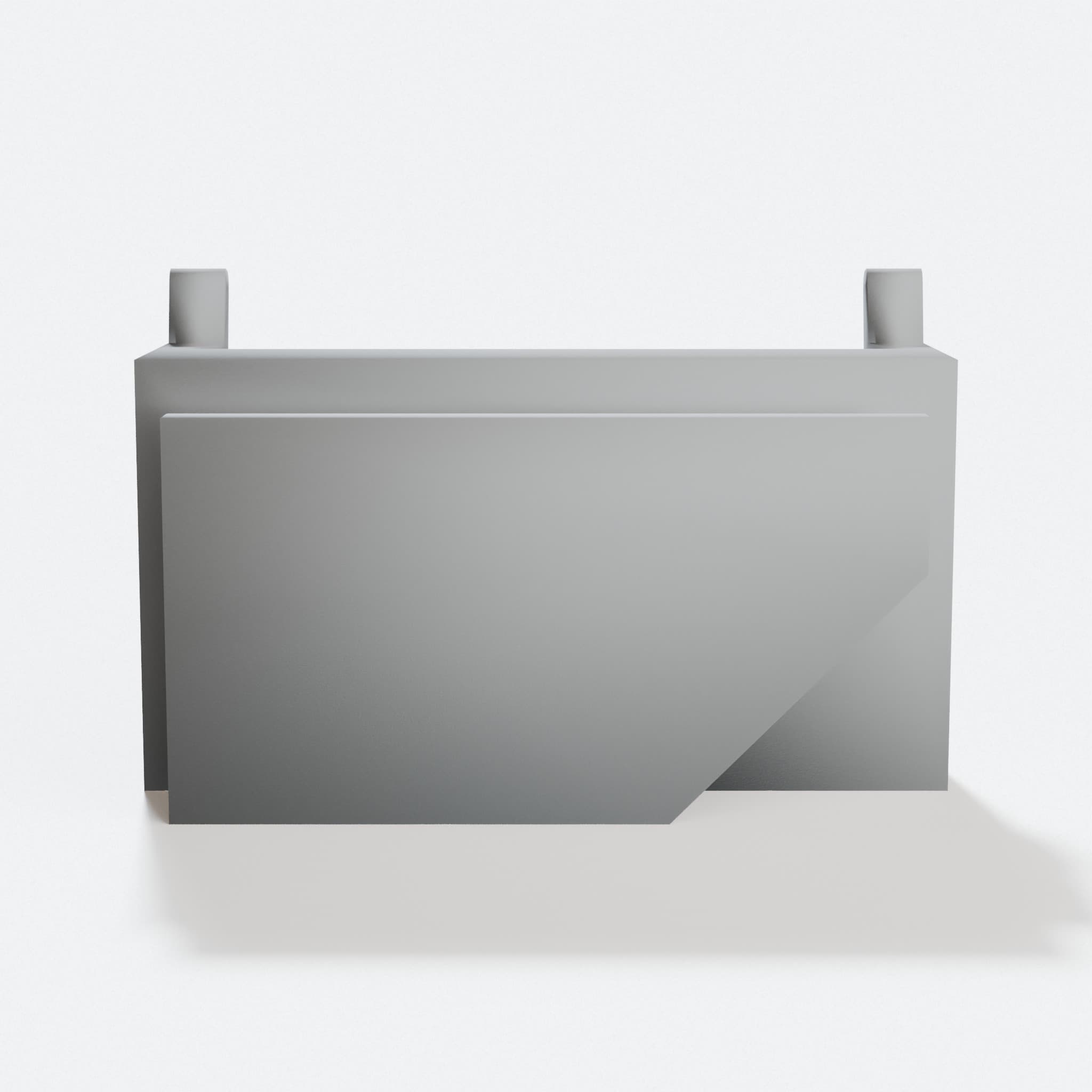 3D Printed Pegboard Square Holder for Workshop Tools, hero tilt