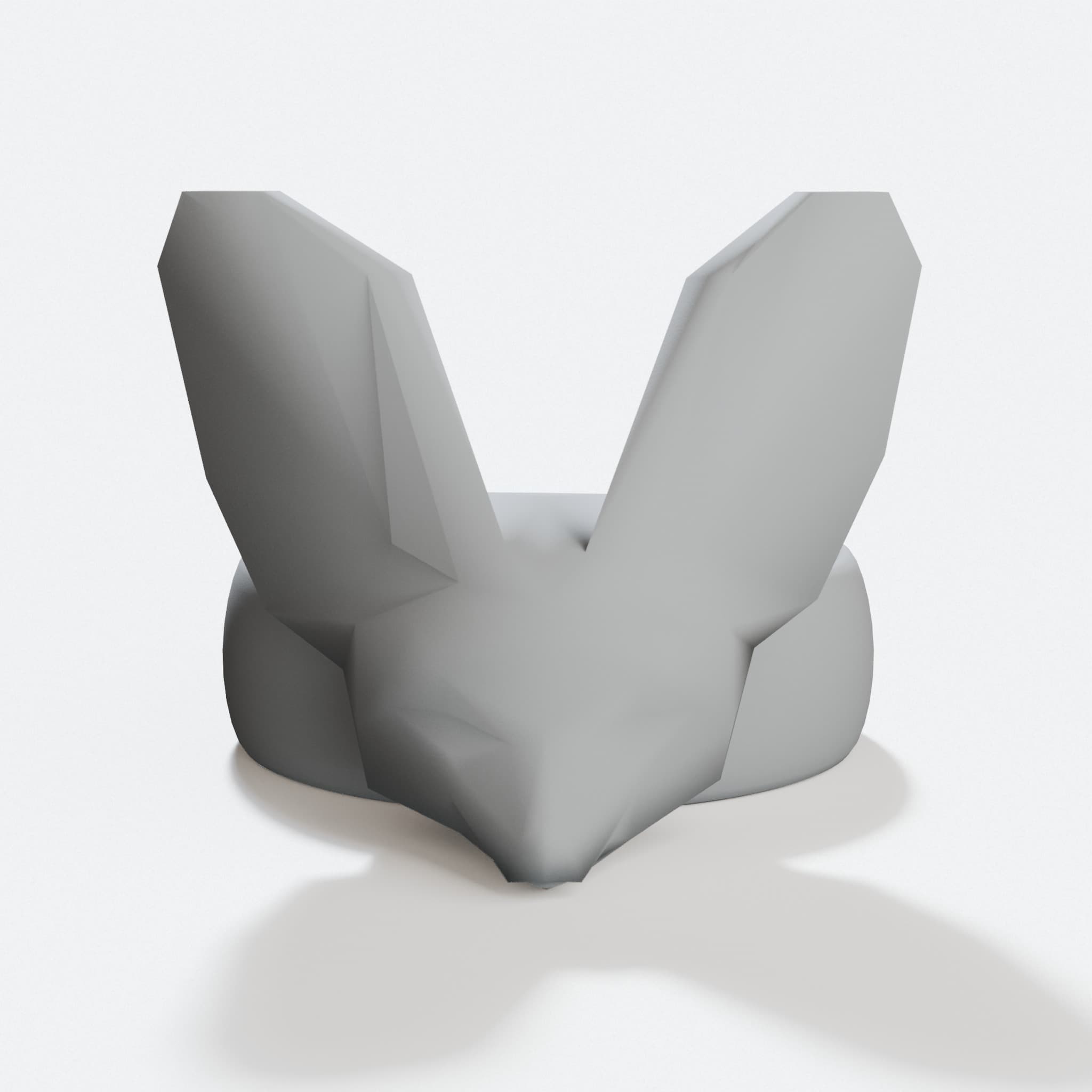 Fennec Fox Ring - 3D Printed Wearable, hero tilt