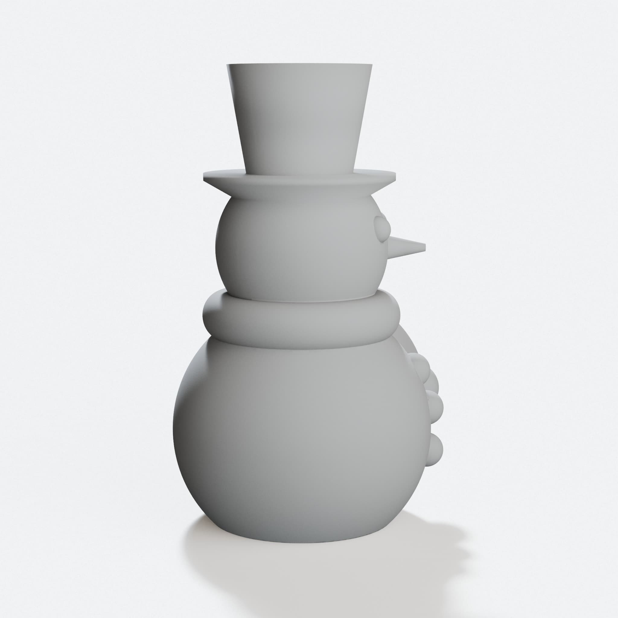 Snowman Christmas Tree Ornament, hero tilt