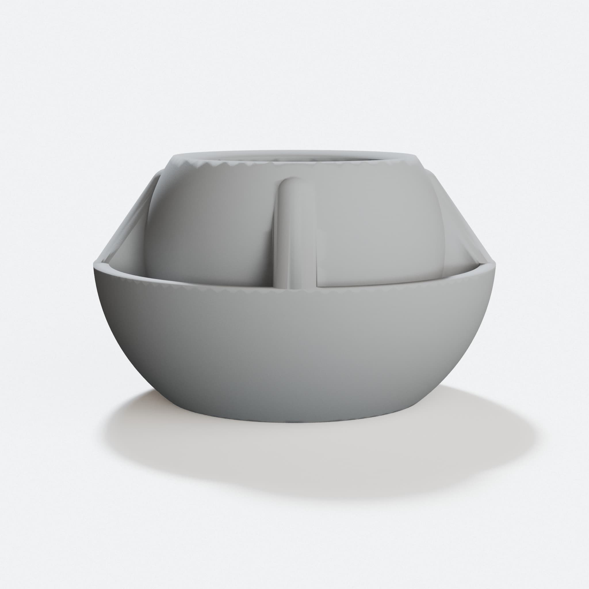 Globe Desk Planter: 3D Printed Home Decor for Succulents, hero tilt