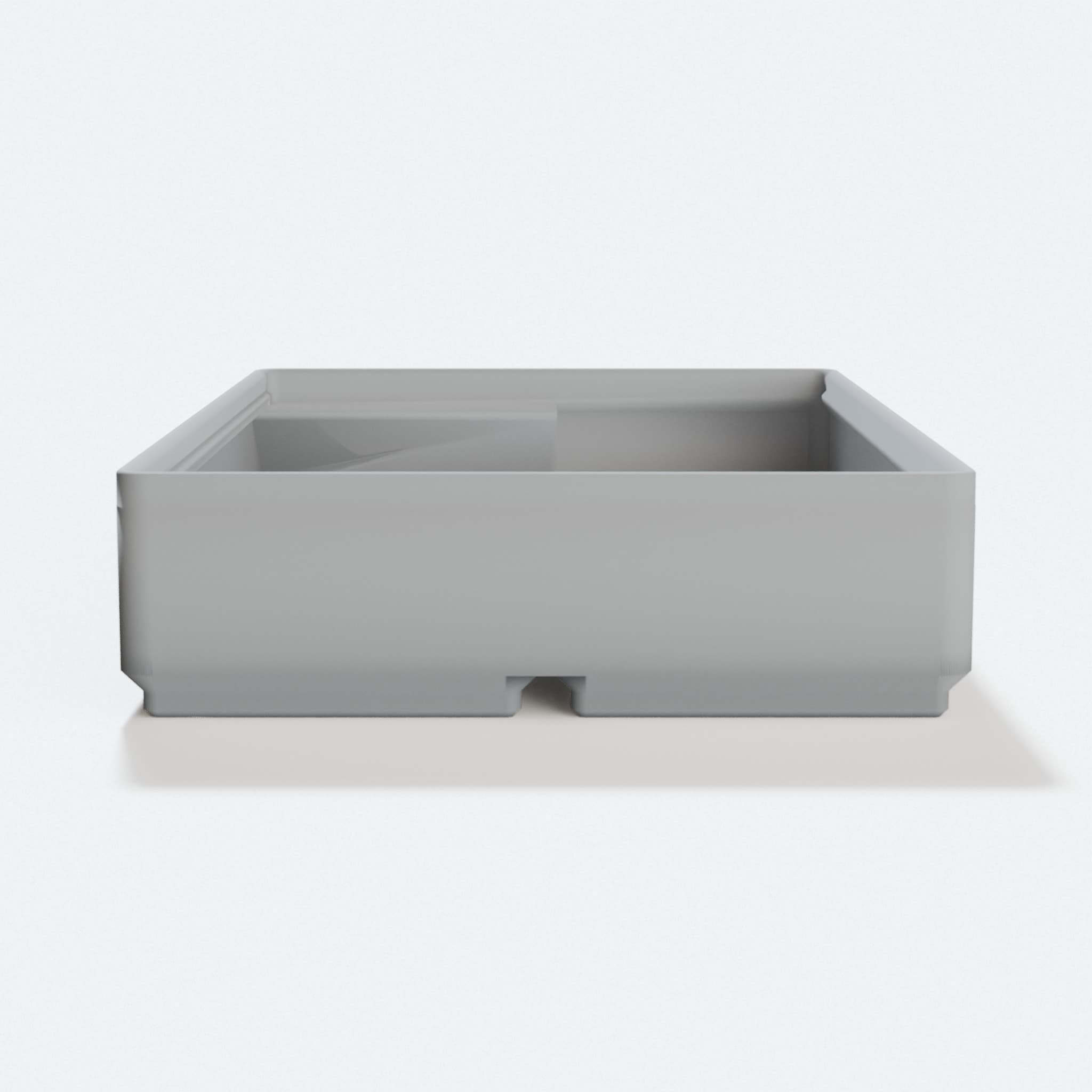 Gridfinity Bin 2×3 × 3u (Magnet Holes), hero tilt