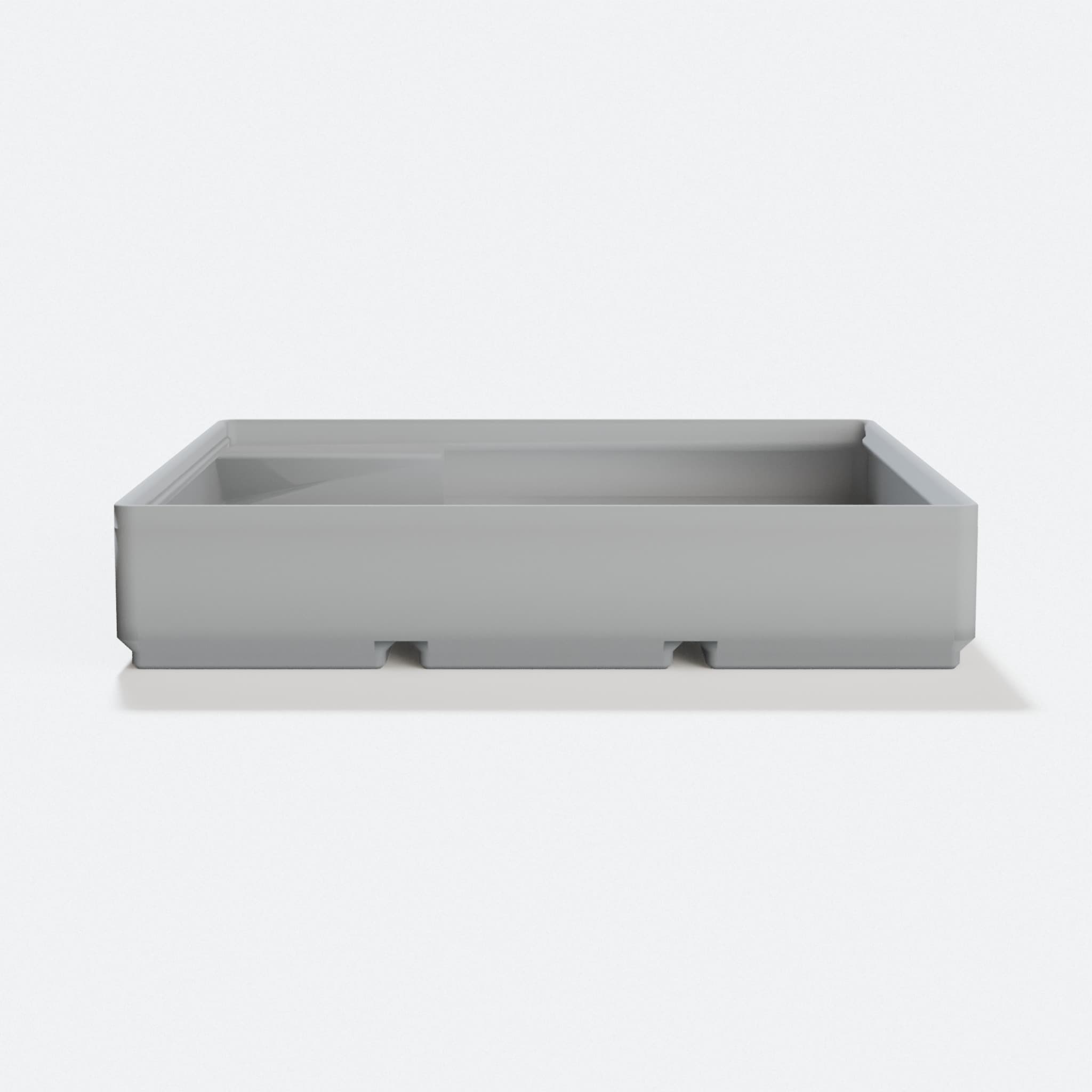 Gridfinity Bin 3×3 × 3u (Magnet Holes), hero tilt
