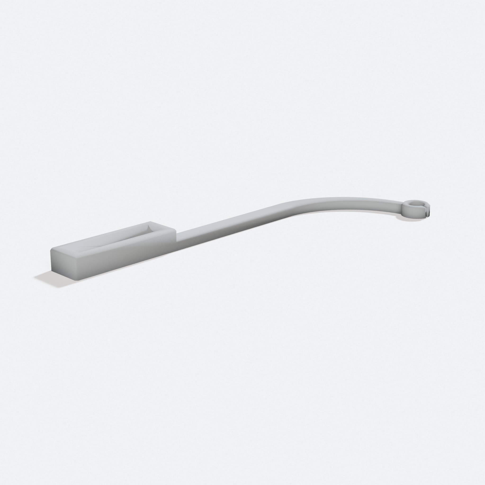 Ender 3 v2 Filament Guide, turn three quarter