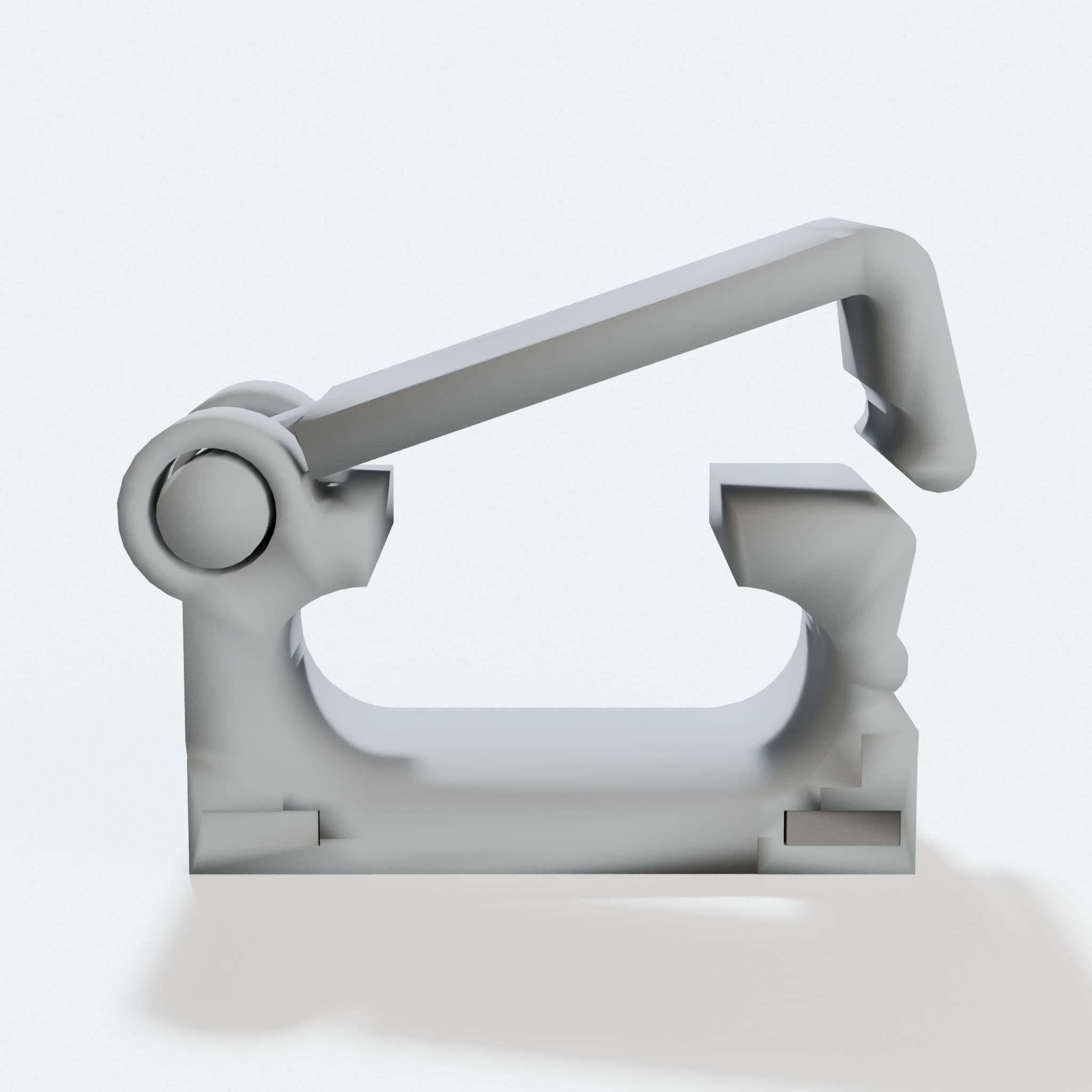 Cable Organizer Clip with Zip Tie Channels, hero tilt