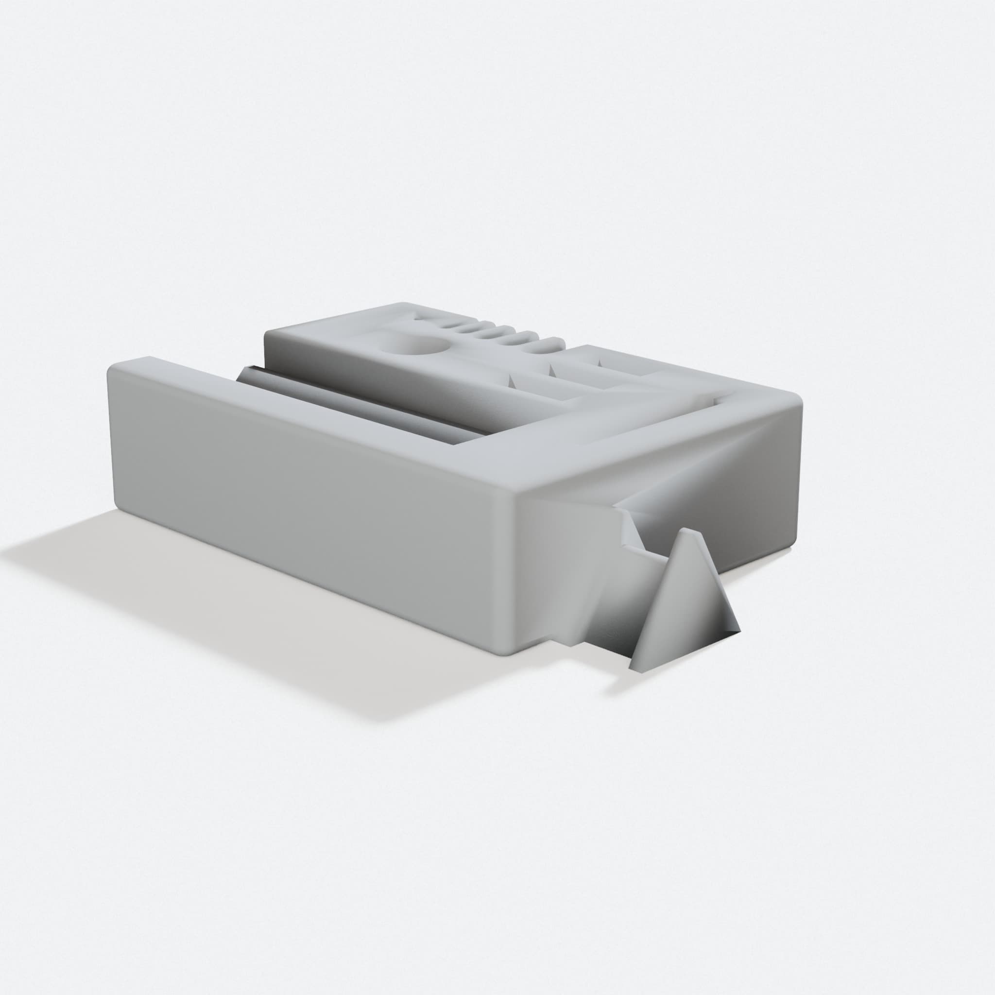 Compatible with Creality Ender 3 v2 Tool Holder, turn three quarter