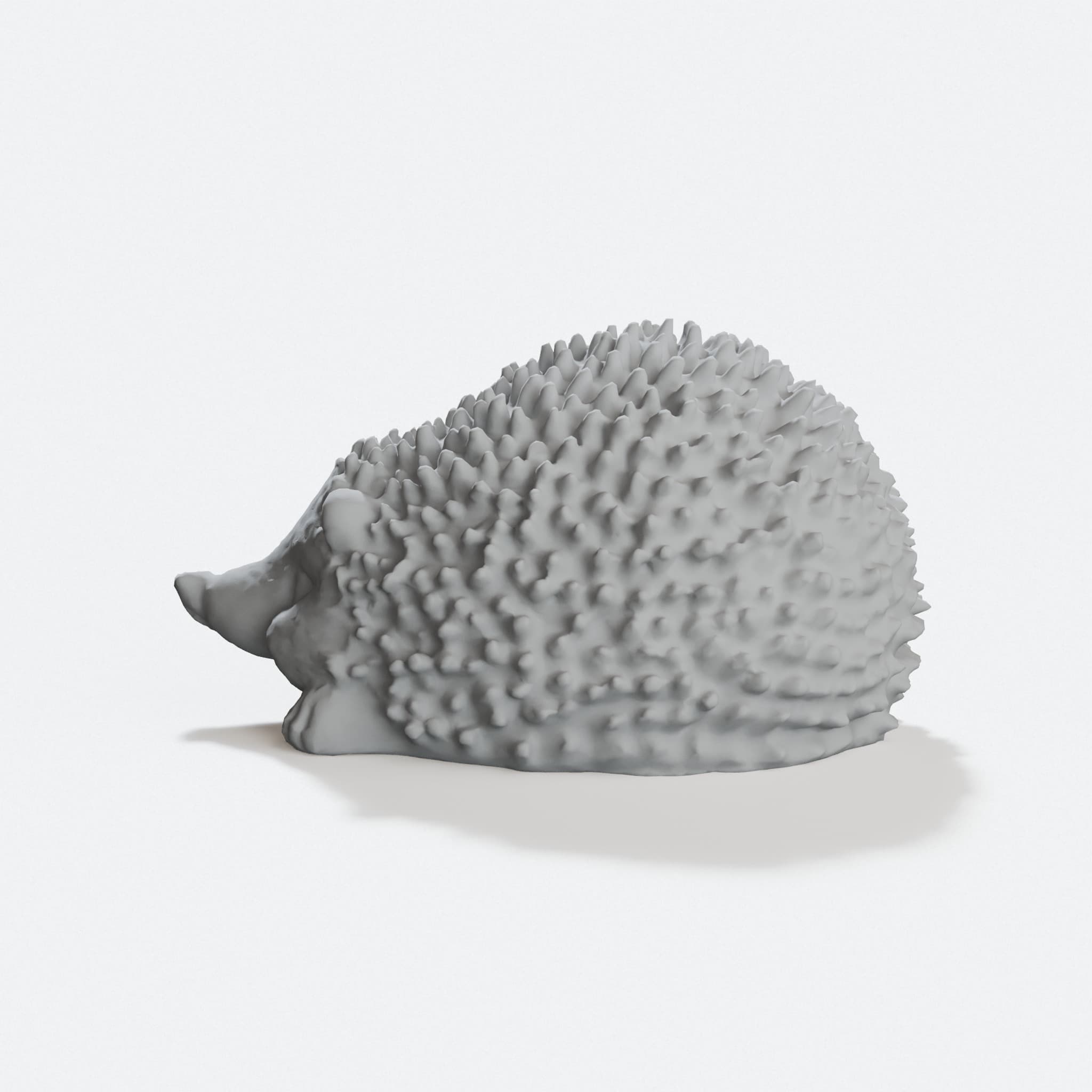 Little Hedgehog 3D Printed Home Decor Model, hero tilt