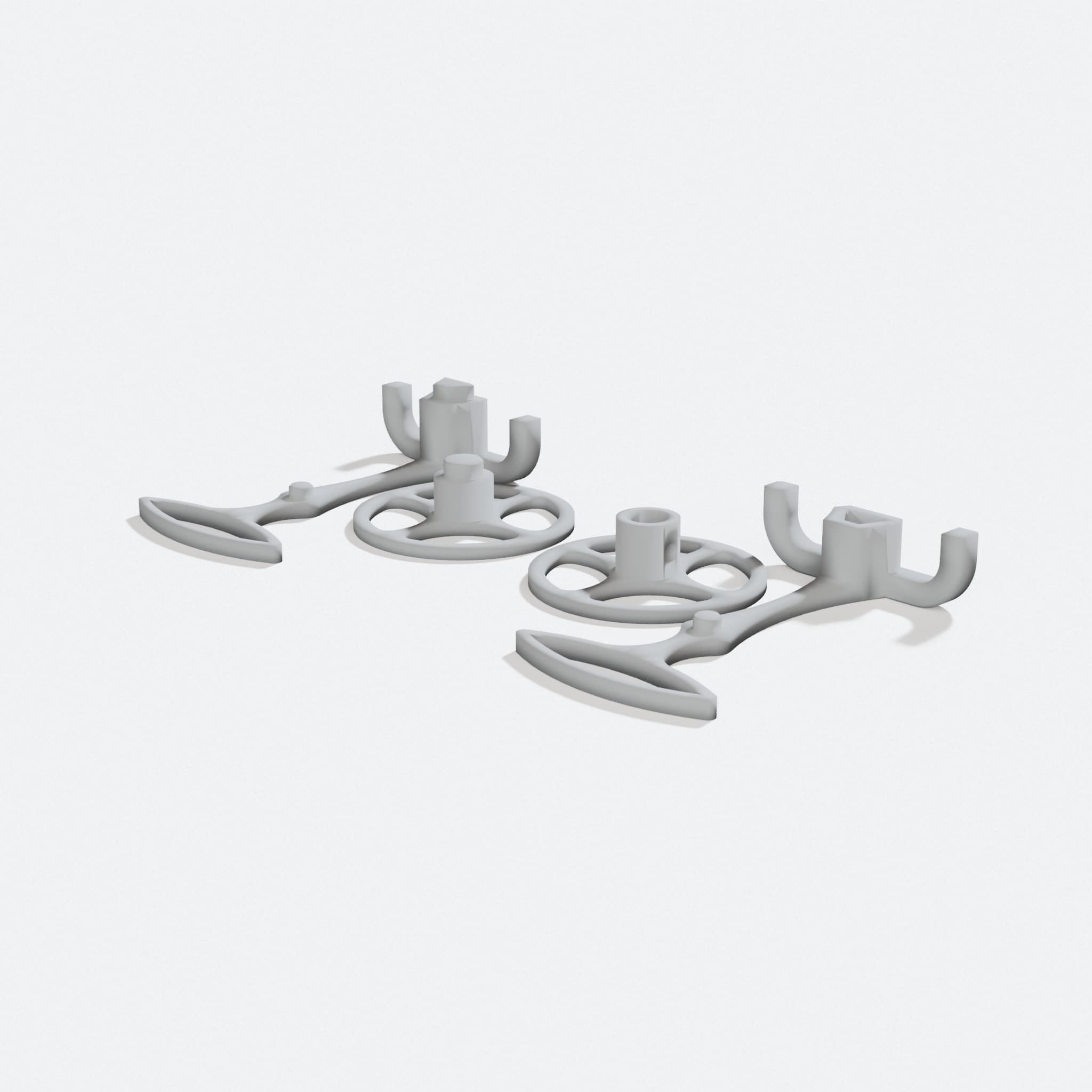 Tiny Tic Tac Solder Dispenser 3D-Printed Tool, turn three quarter