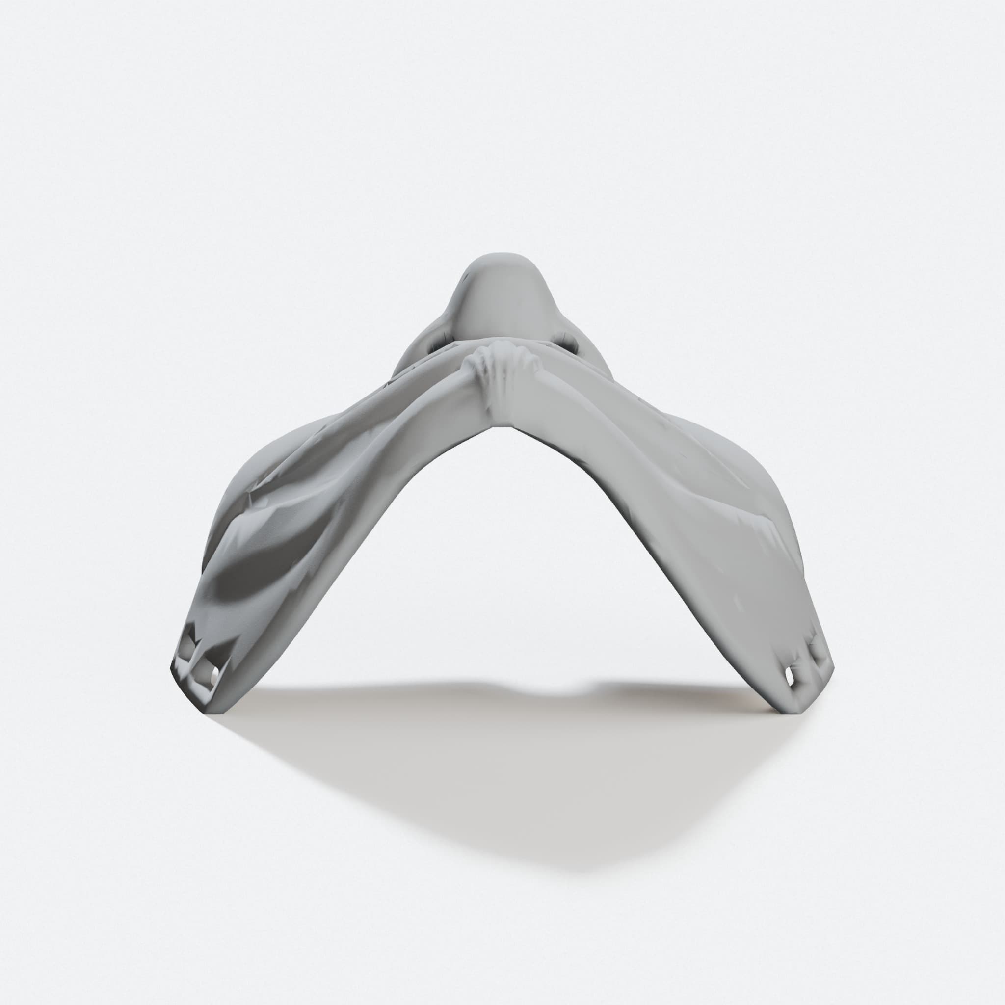 Guy Fawkes Half Mask 3D Printed Toy, hero tilt