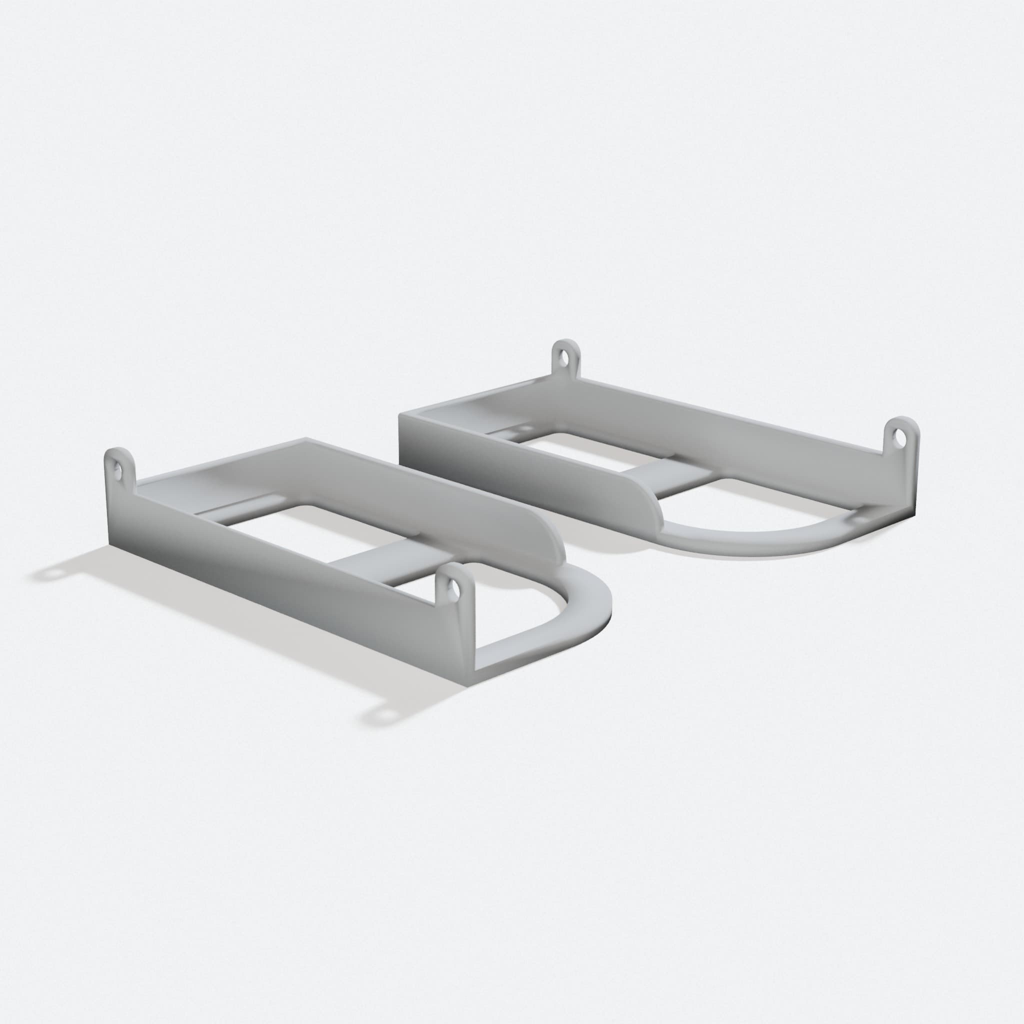 Wall Mount Glove Box Holder, 3D Printed Kitchen Accessory, turn three quarter