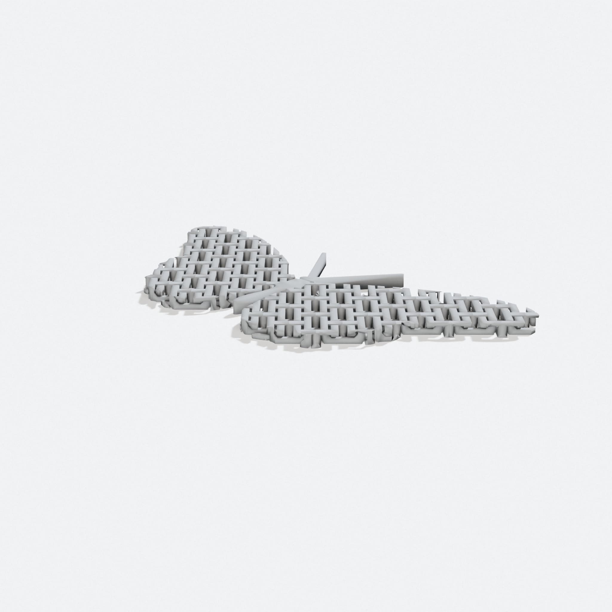 Articulated Chain Mail Butterfly 3D Printed Toy