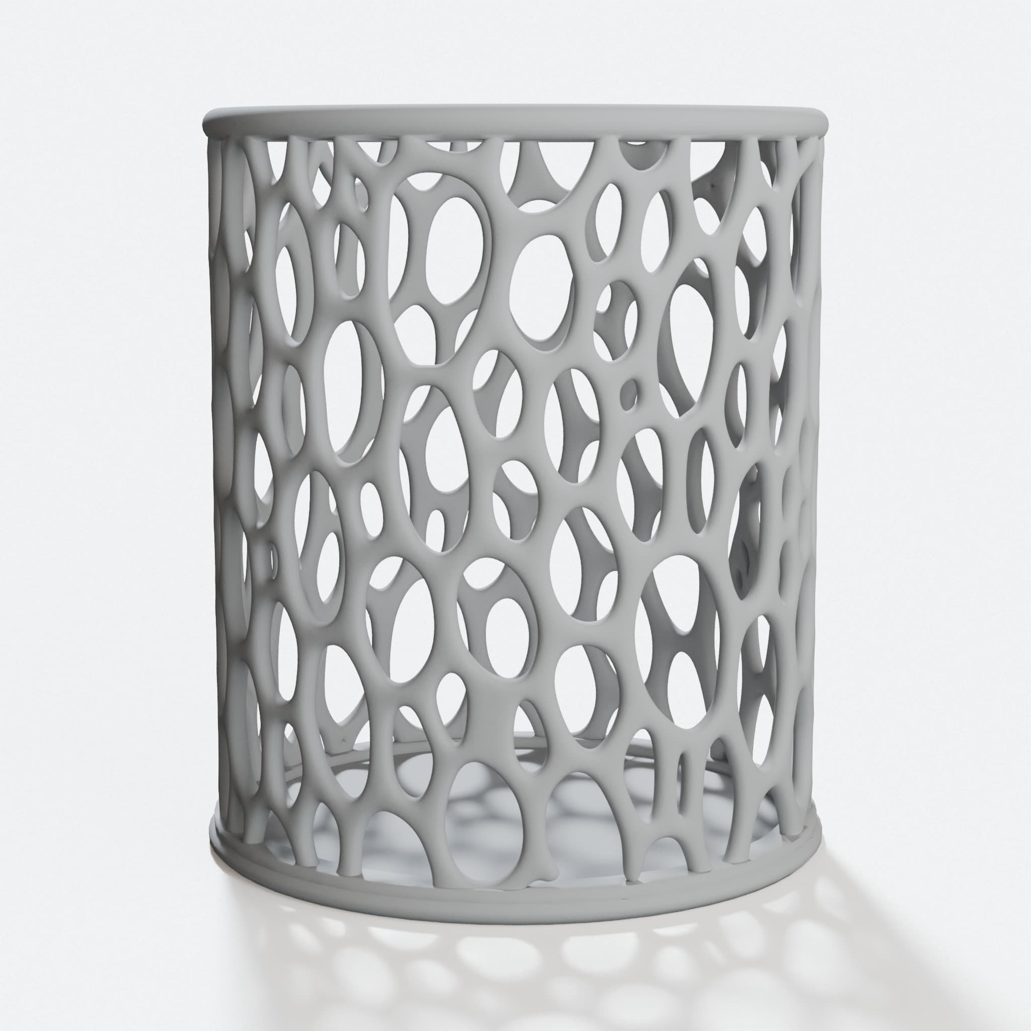 Voronoi Pen Holder - Geometric Desk Organizer, hero tilt