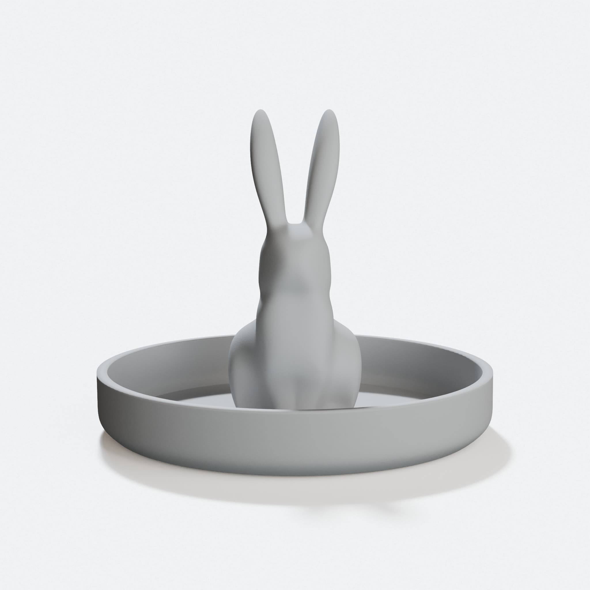 Compatible with Ring Bunny Ring Holder, 3D Printed Home Decor, hero tilt