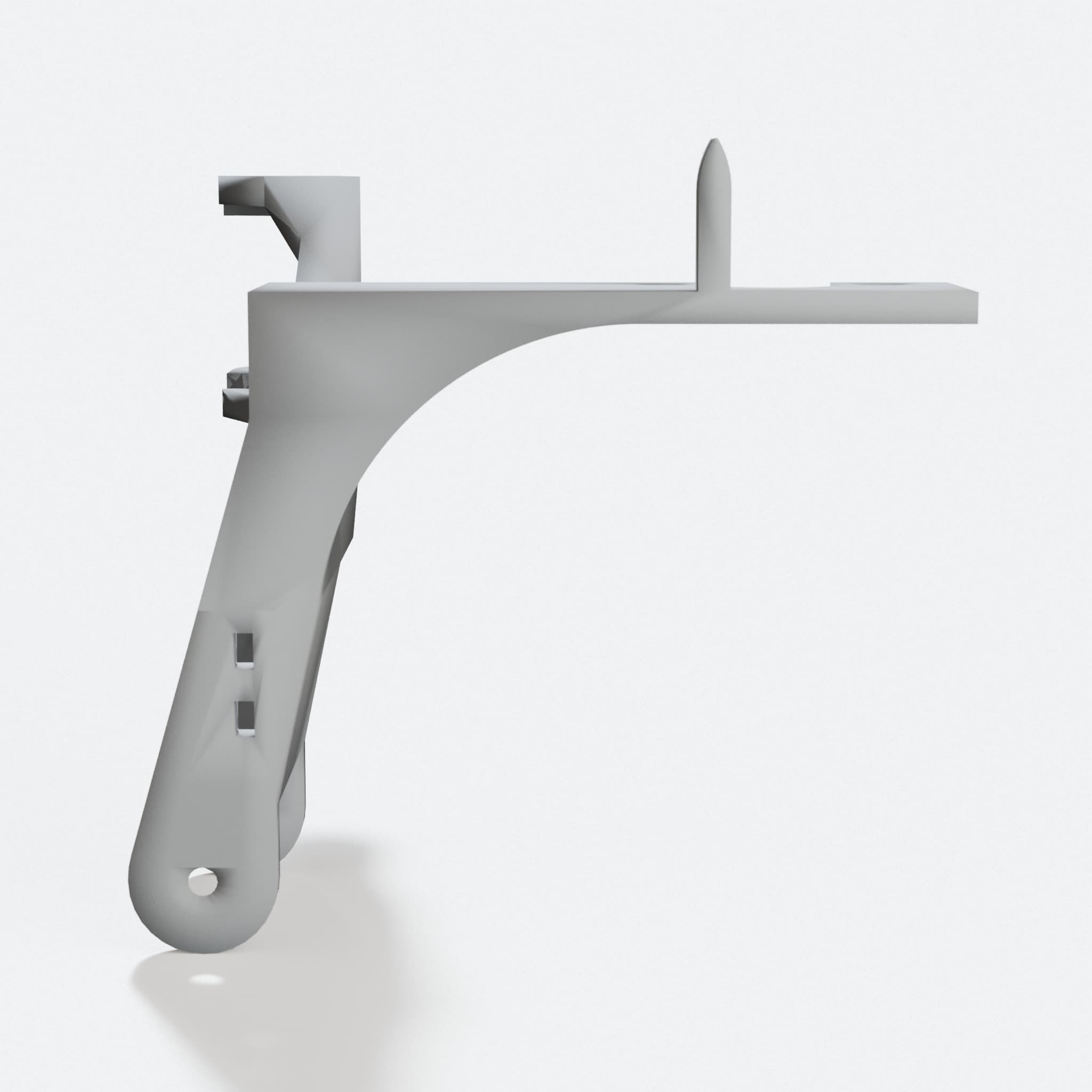 Cable Chain Angle Mount for Ender 3 V1 3D Printer, hero tilt