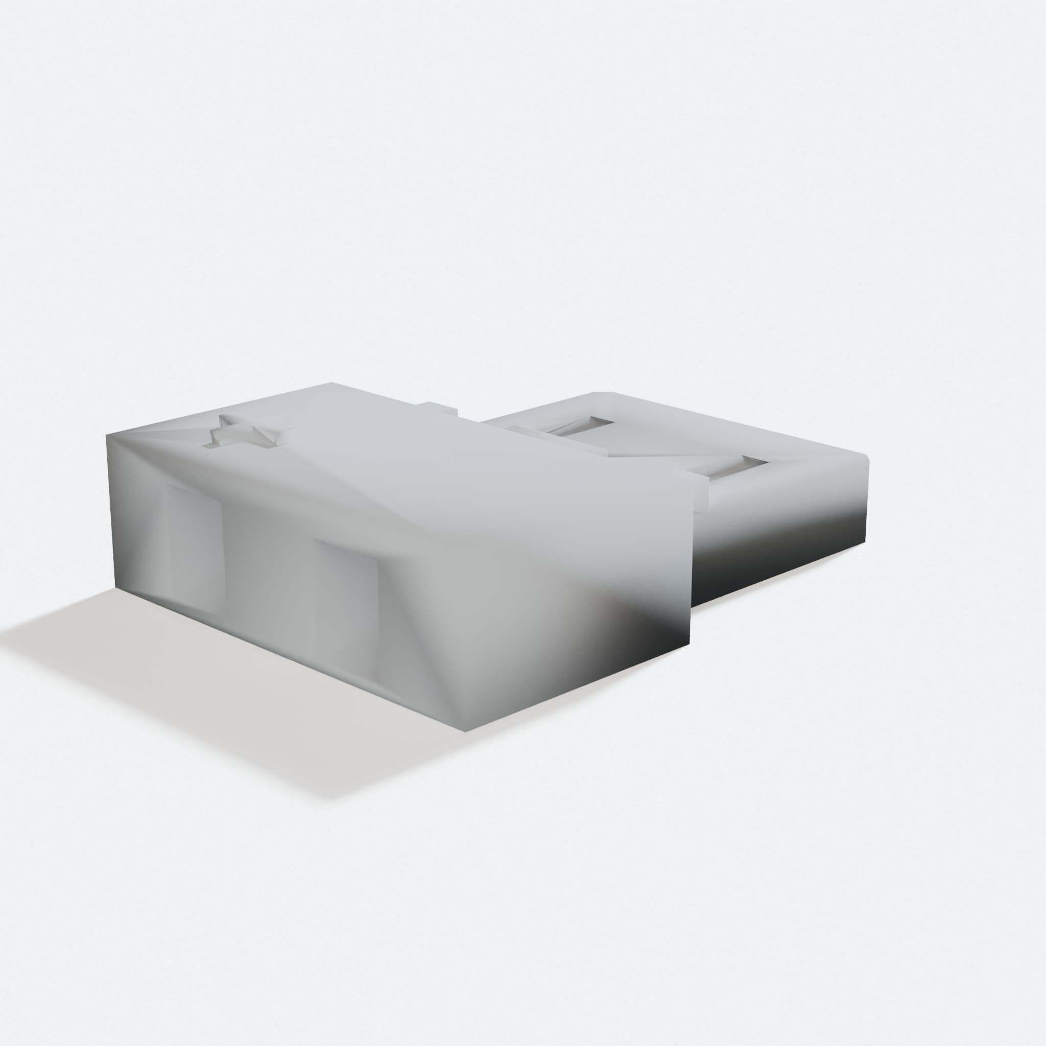 Compatible with Raspberry Pi USB Dupont Adapter 3D Printed, turn three quarter