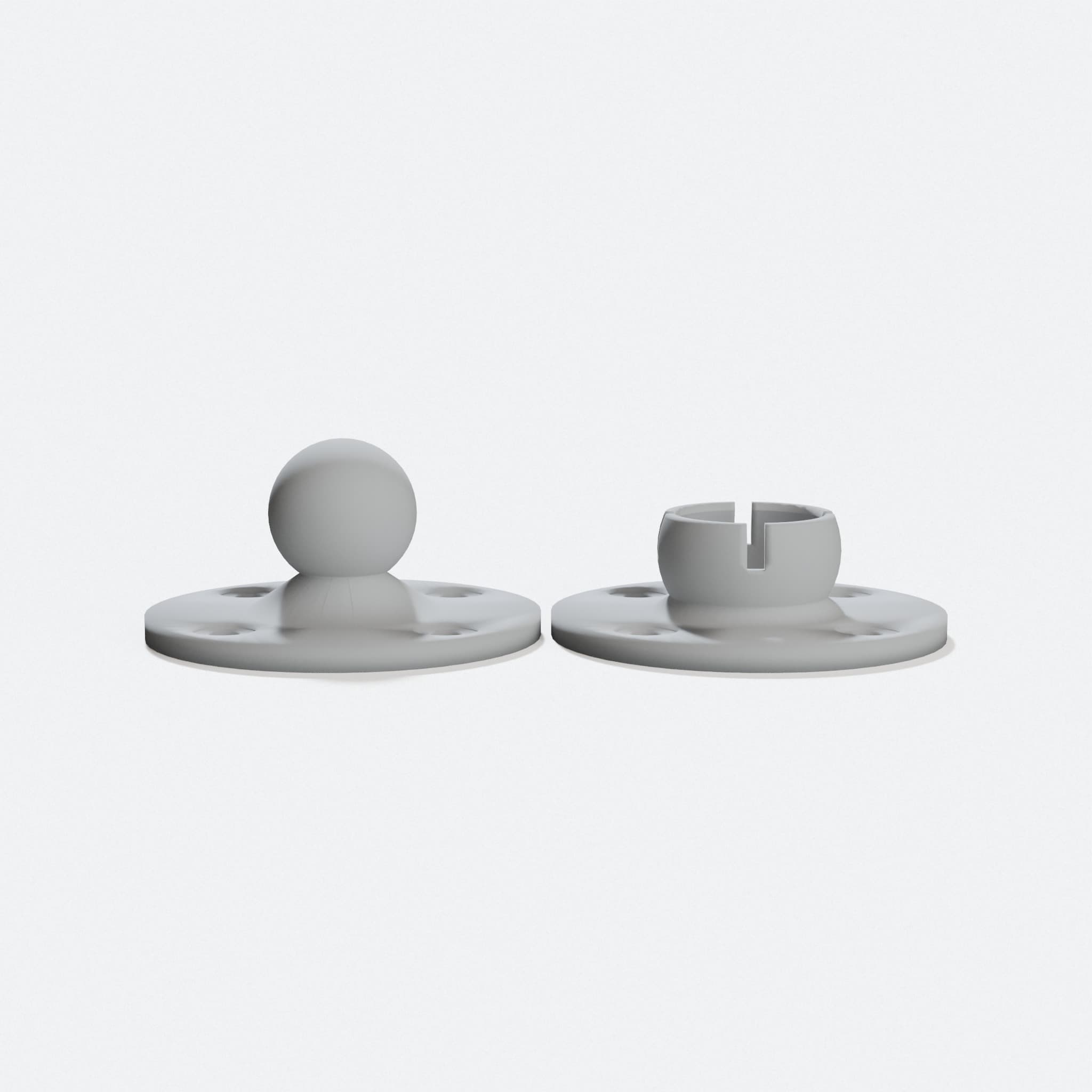Customizable Ball and Socket Mount for DIY Projects, hero tilt