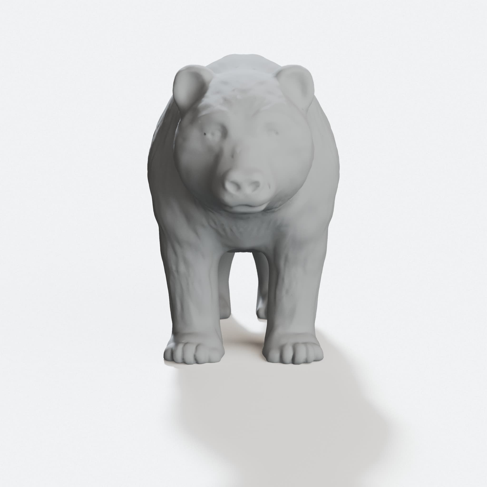 Bear 3D Printable Toy Model, hero tilt