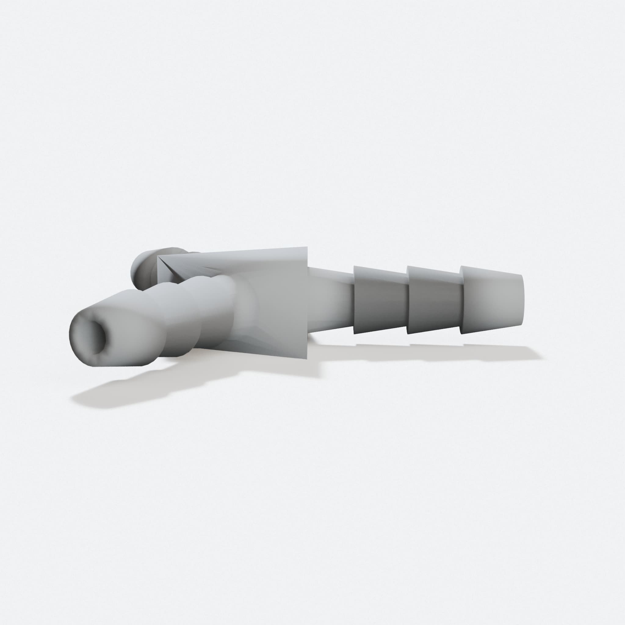 Parametric Hose Connector Generator | 3D Printed Workshop Tool, hero tilt