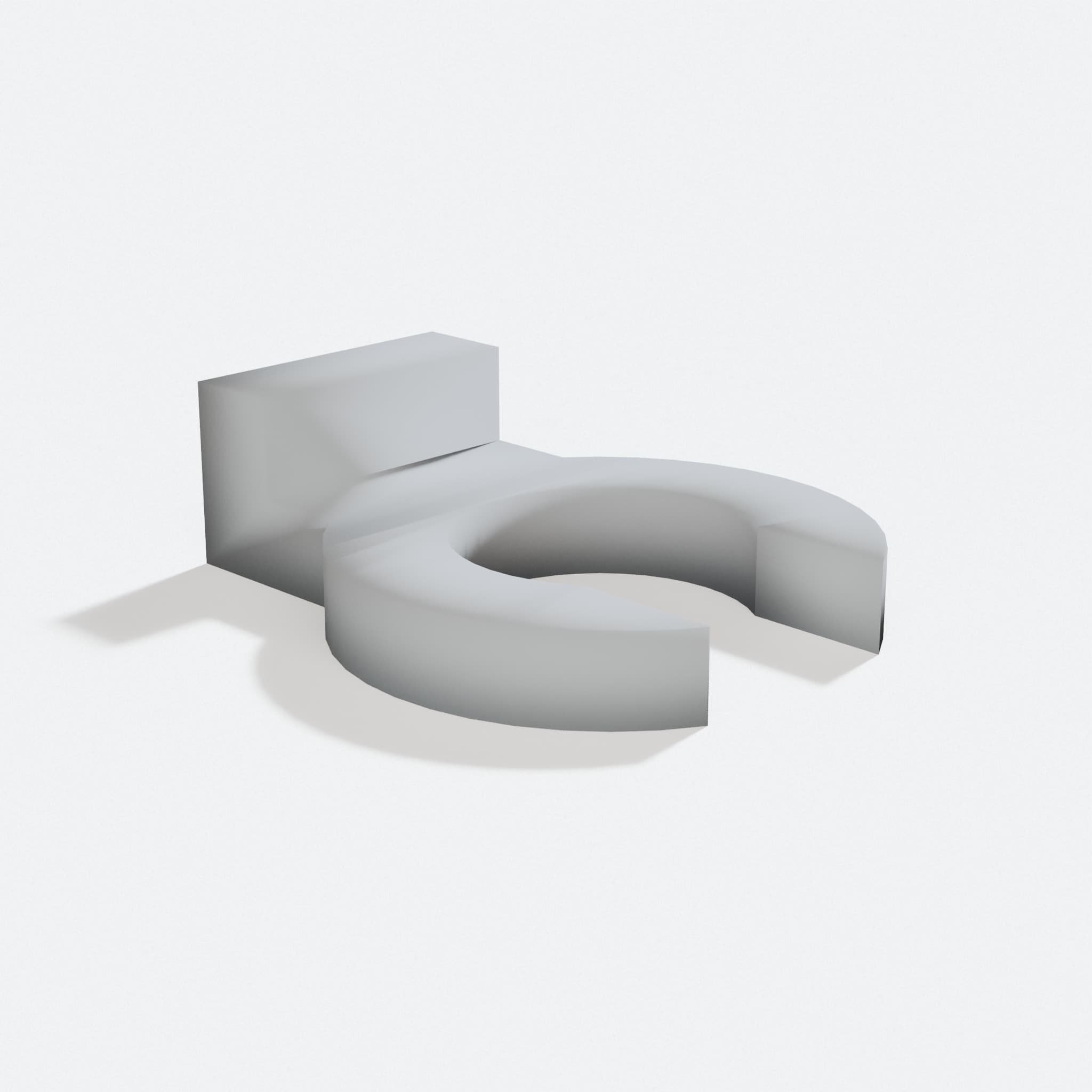 Ender 3 Pro Bowden Tube Clips Two Sizes, turn three quarter
