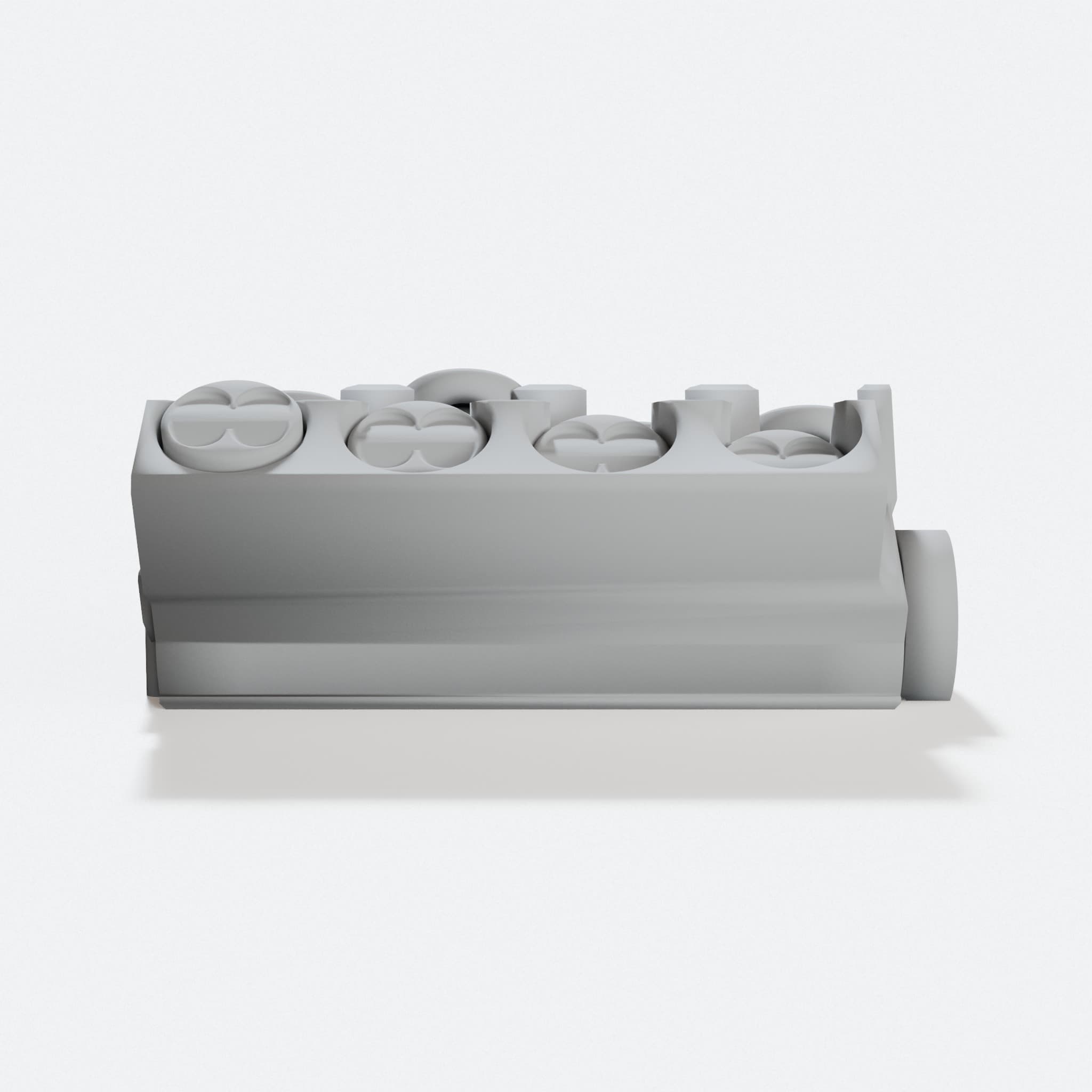 Print In Place V8 and V6 Engines 3D Printed Toys, hero tilt