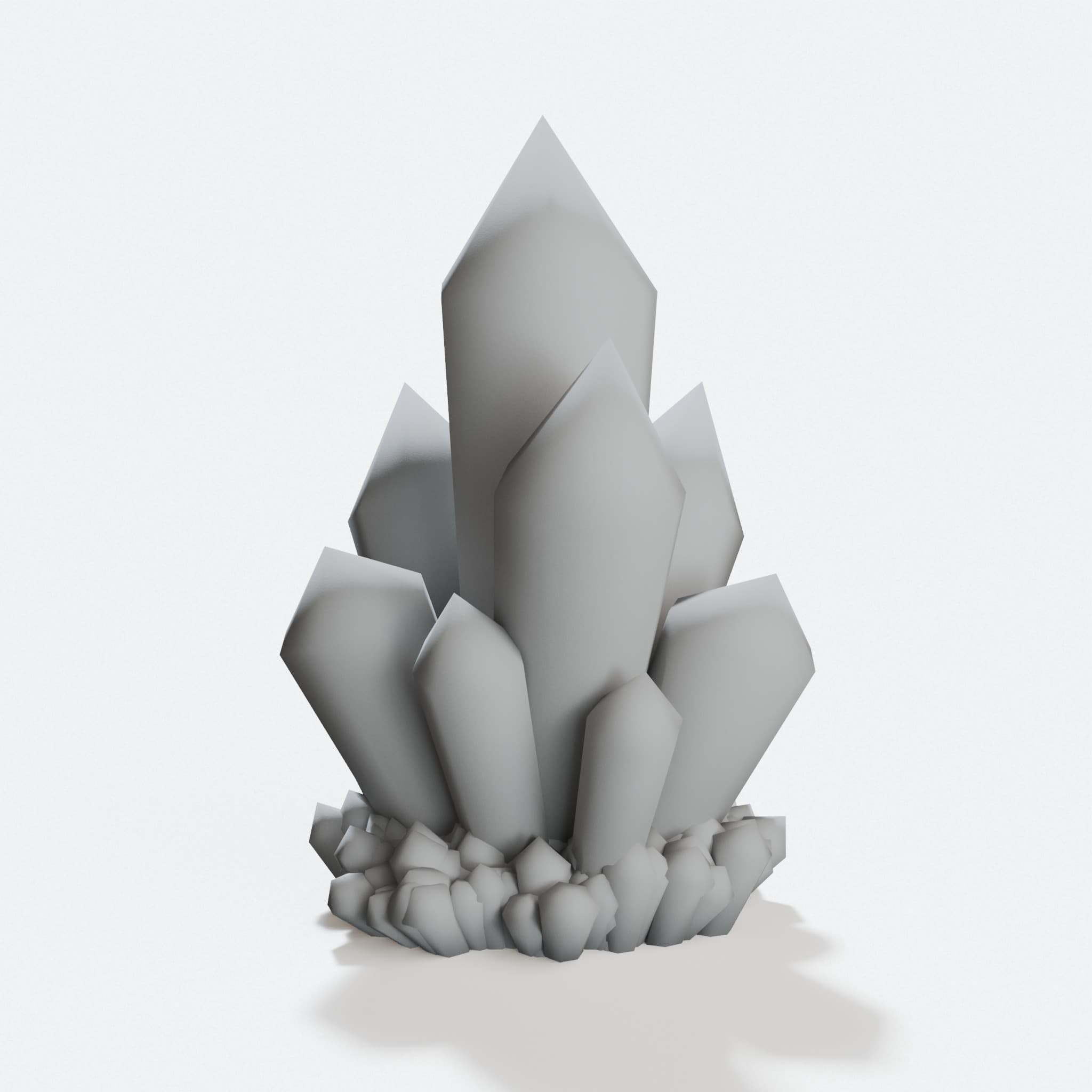 Custom 3D Printed Crystal Cluster Home Decor, hero tilt