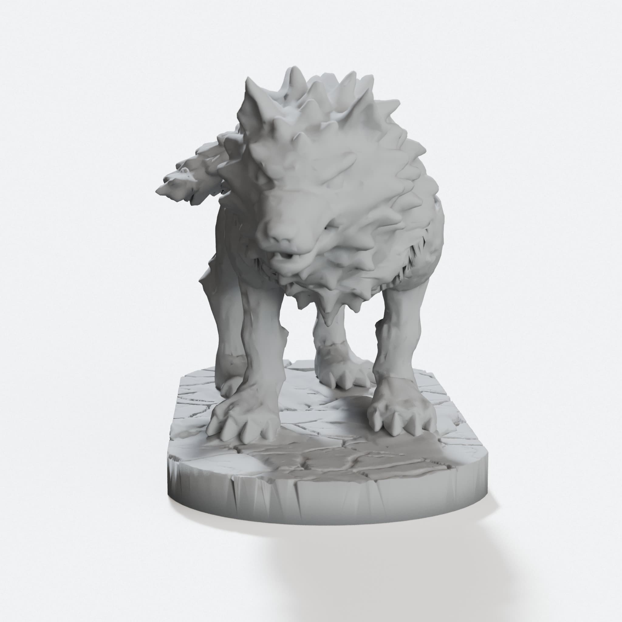 Wolf and Dire Wolf 28mm Miniatures for Tabletop Gaming, hero tilt