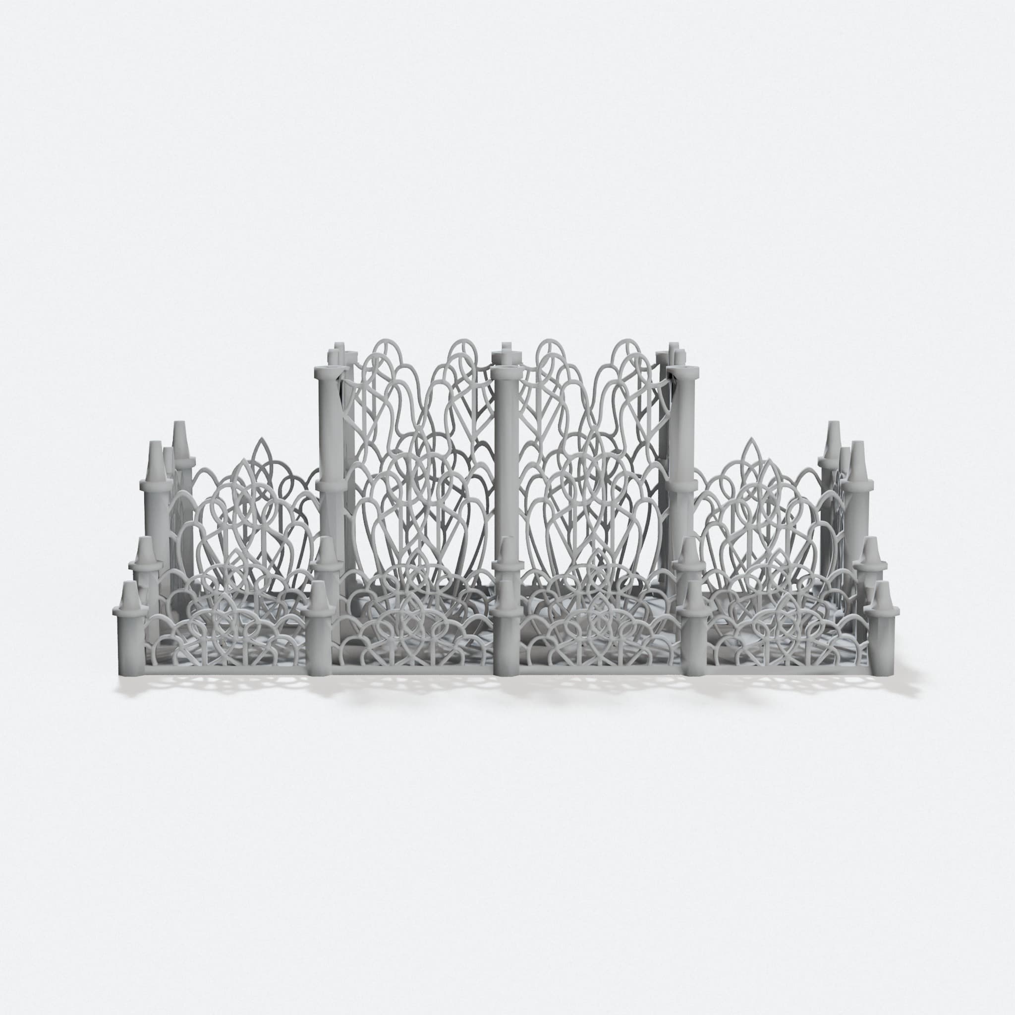 Gothic Makeup Organizer, 3D Printed, hero tilt