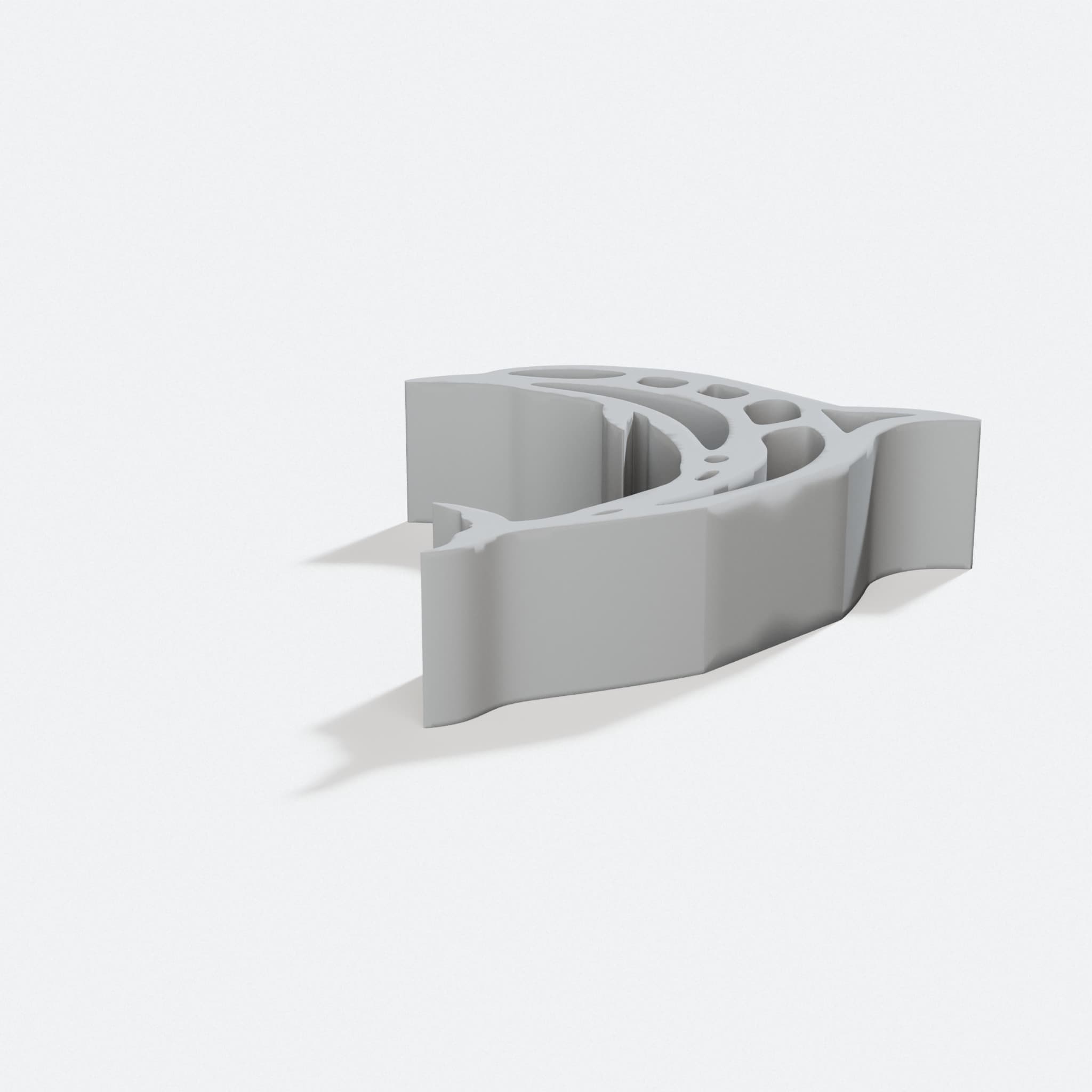 Dolphin Phone Holder, turn three quarter