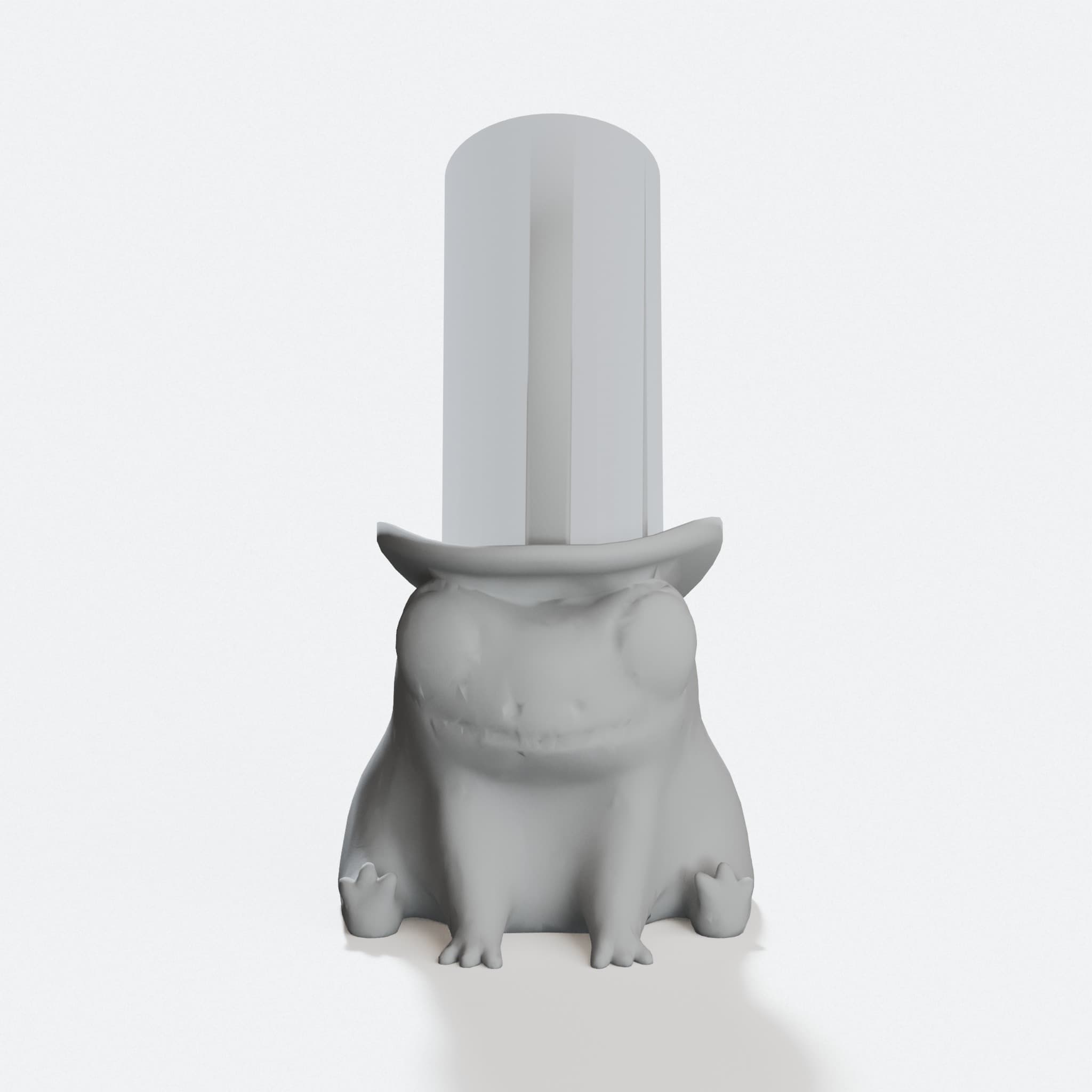 Fred The Frog 3D Printed Toy, Fancy Dinner Party, hero tilt