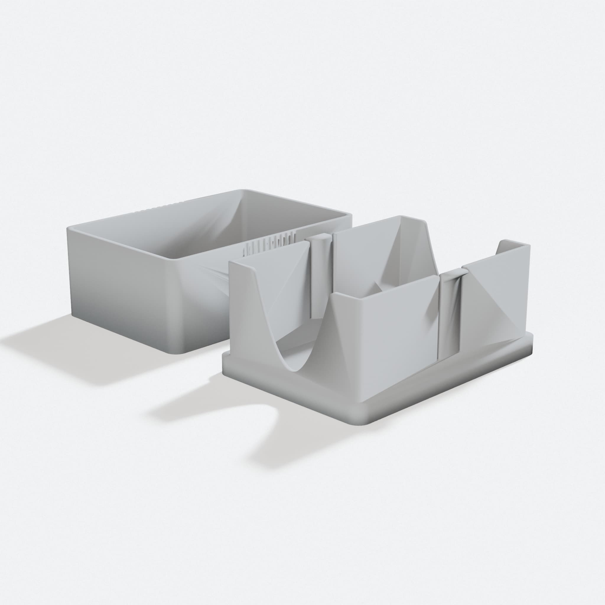 Uno Box Holder - Keep Cards Organized During Play, turn three quarter
