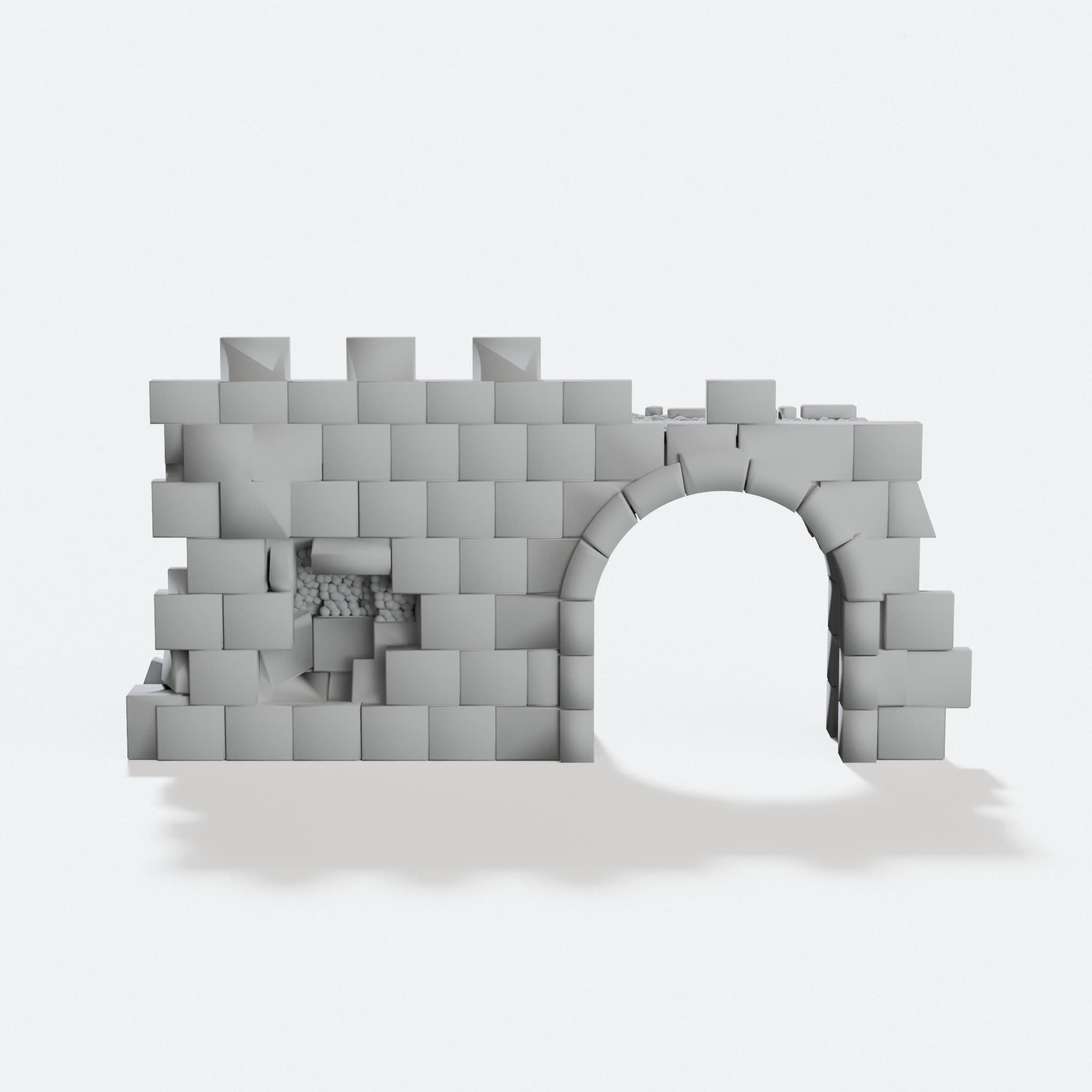 Roman Archway Miniature Terrain for Tabletop, hero tilt