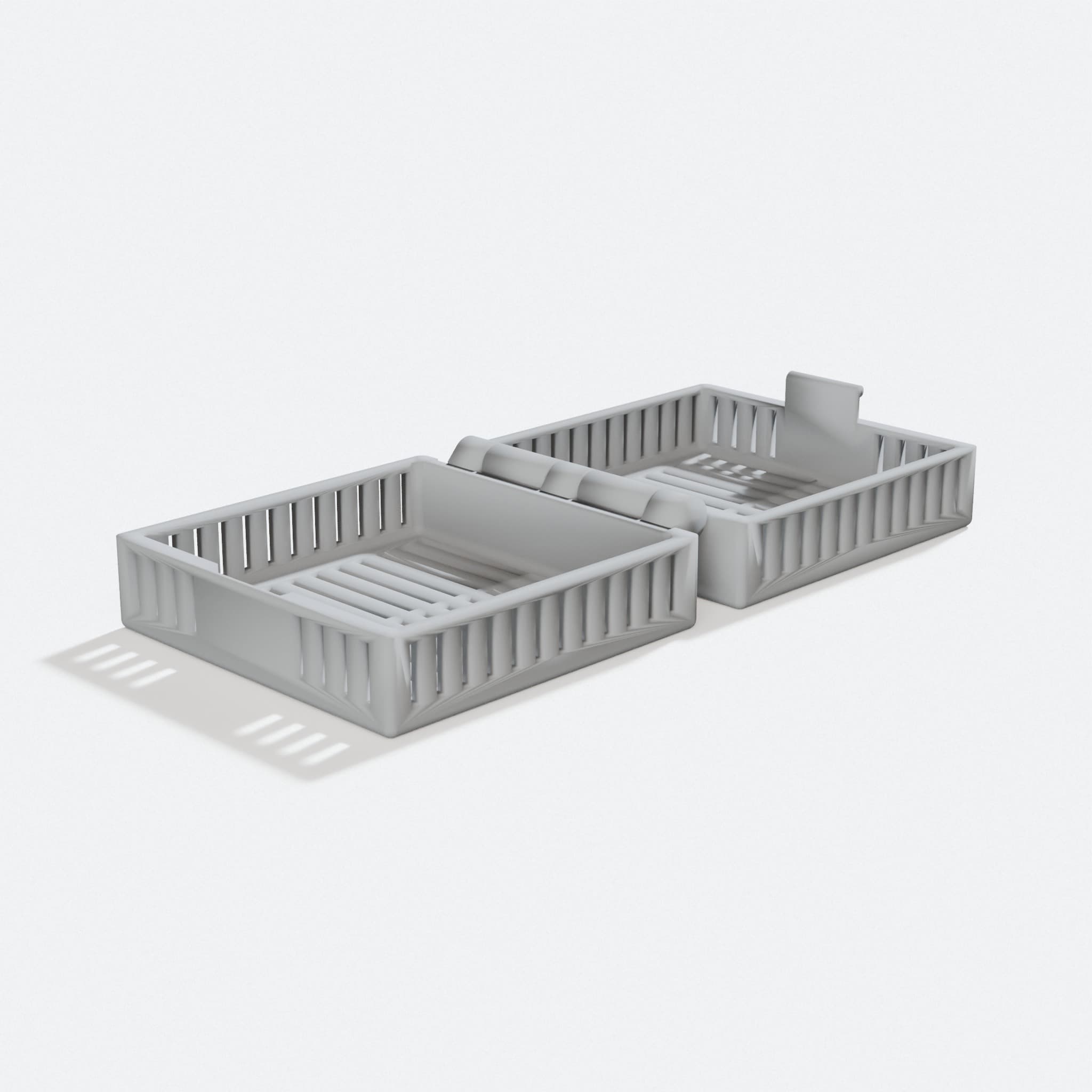 Anti Moisture Silica Gel Box, Compatible with Prusa, turn three quarter