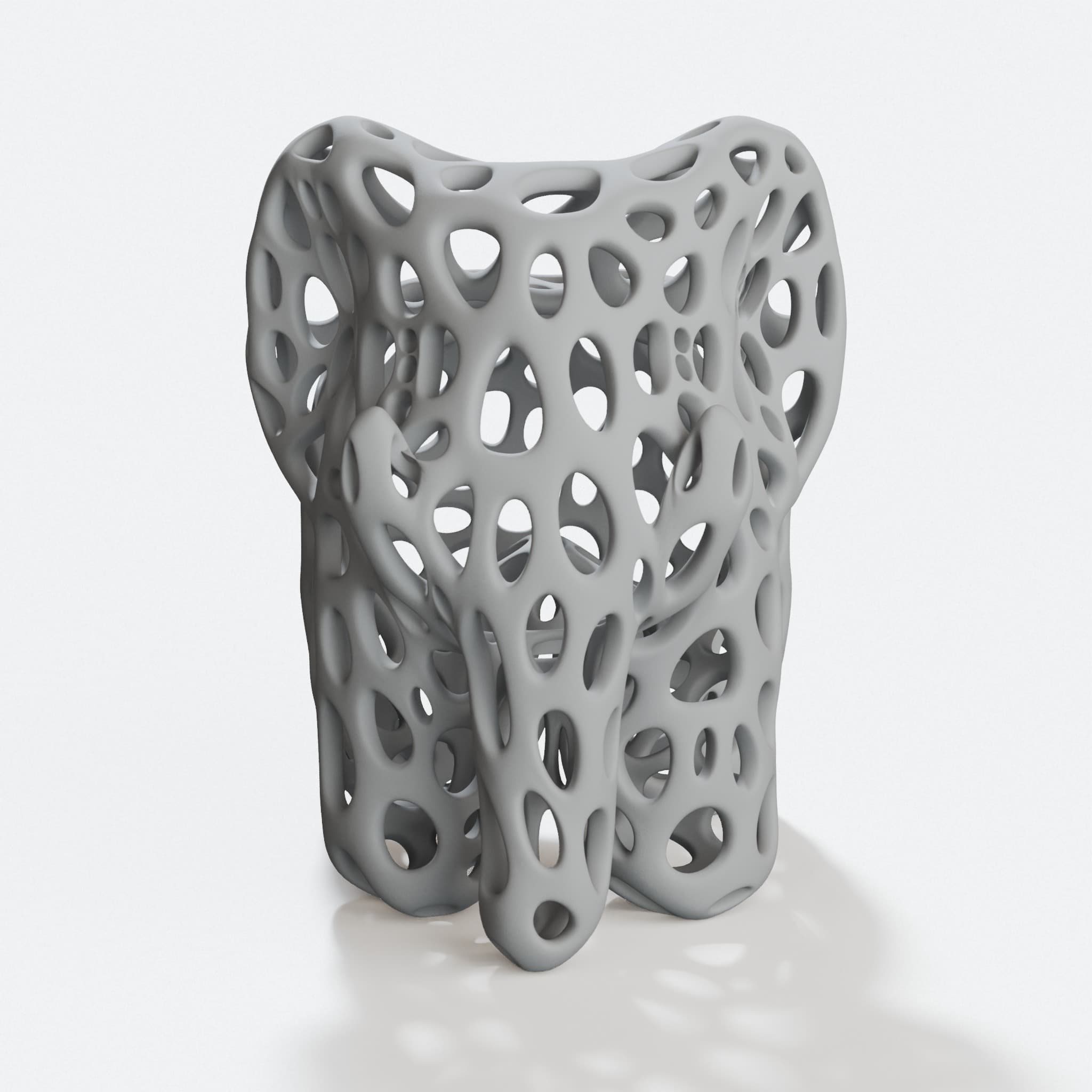 Voronoi Style Elephant Sculpture for Home Decor, hero tilt