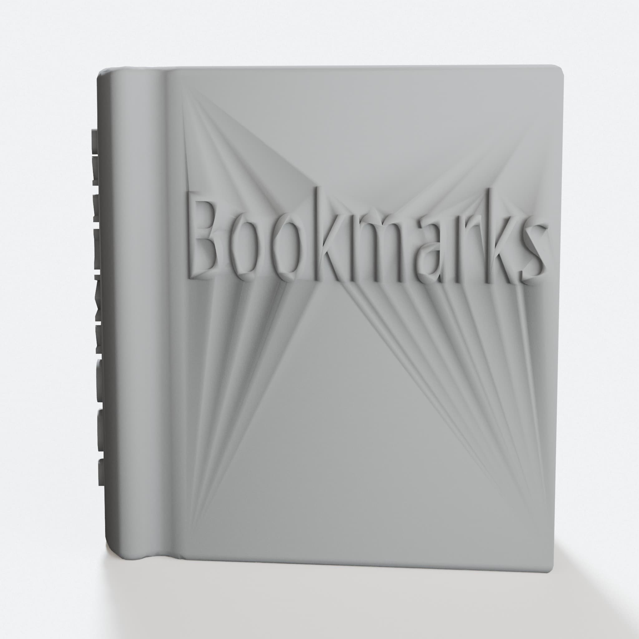 Book-Shaped Bookmark Holders 3D Printed Home Decor, hero tilt