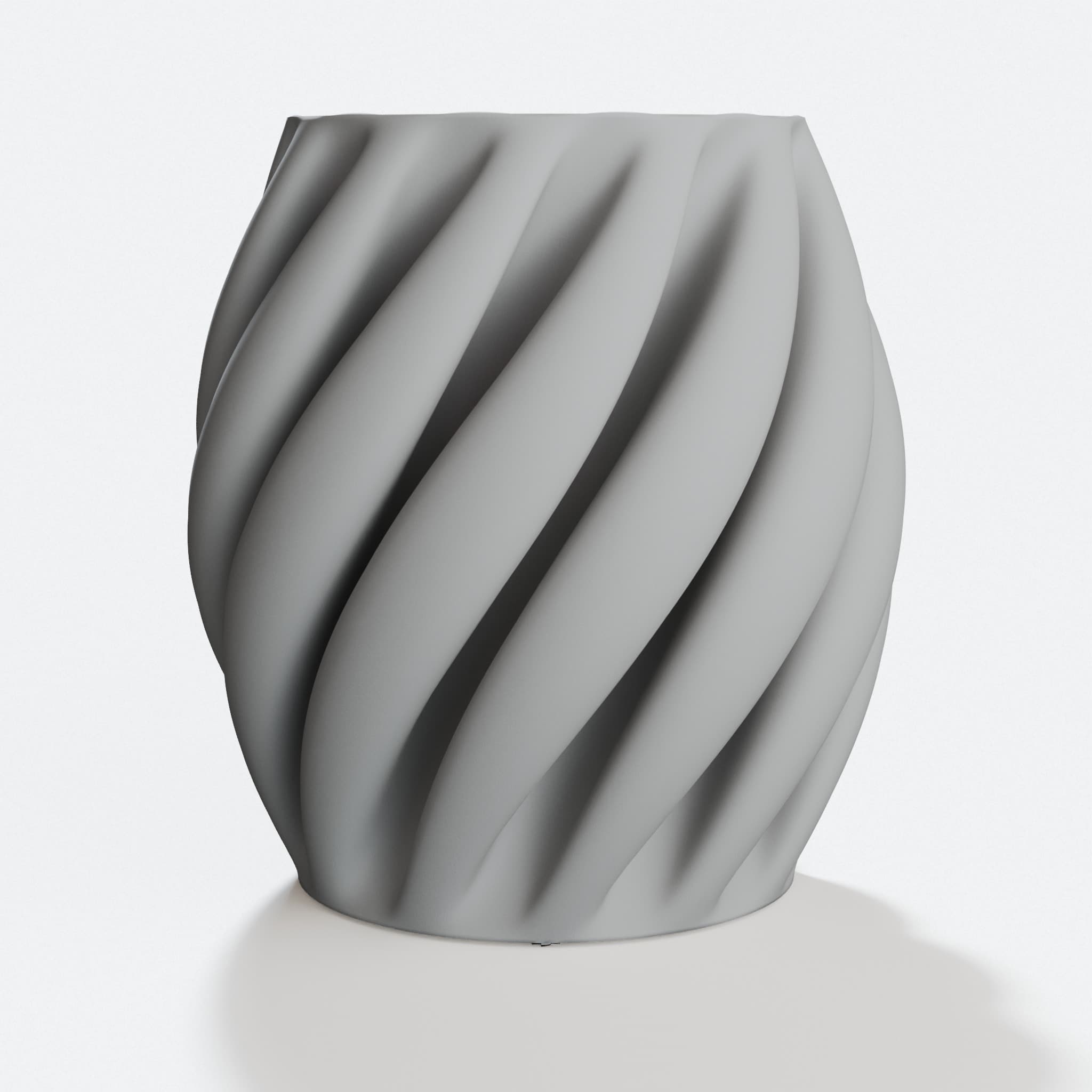Rippled Vase - Customizable 3D Printed Home Decor, hero tilt