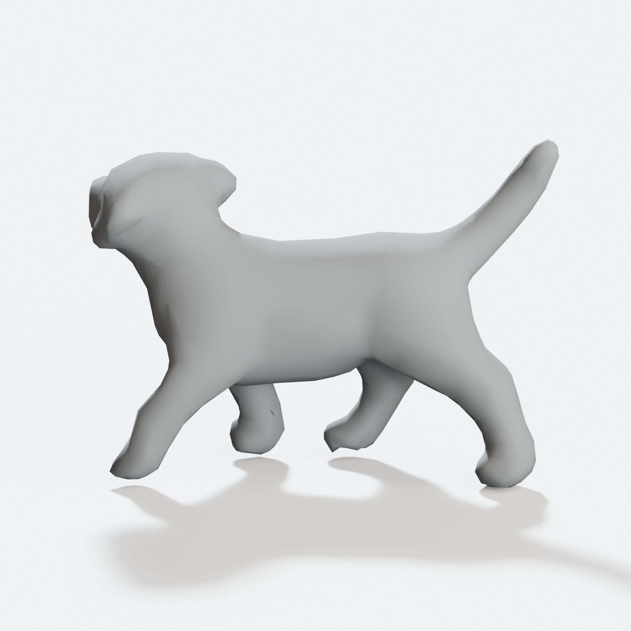 Diggity Dog Polygonal Toy, hero tilt