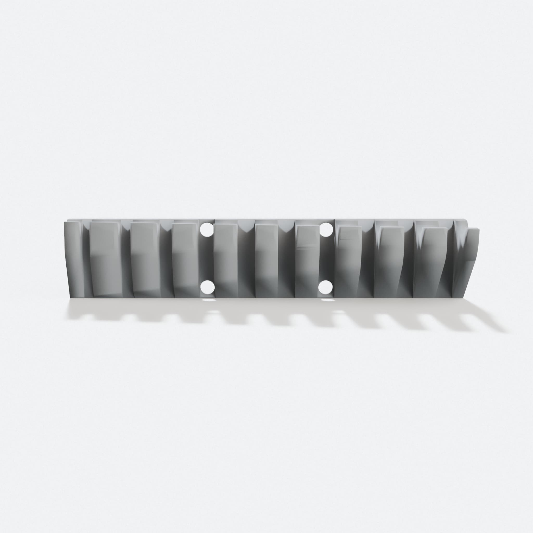 Customizable Wrench Holder for Pegboard, hero tilt