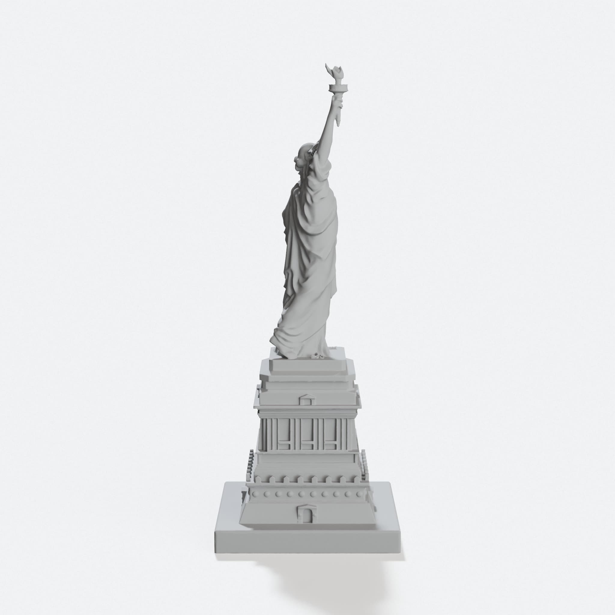 Statue of Liberty 3D Printed Ornament, hero tilt