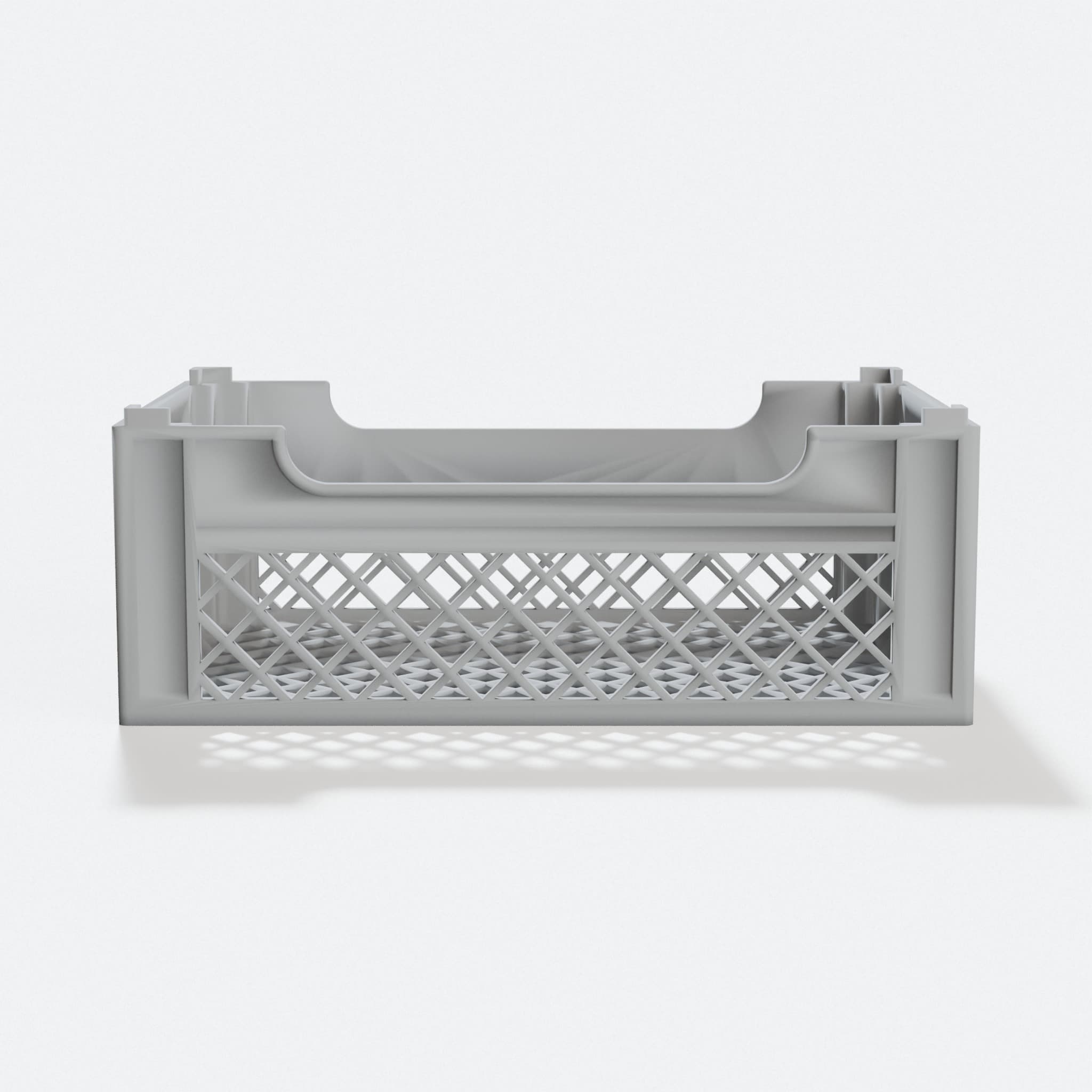 Stackable Crate 3D Printed Organizer, hero tilt