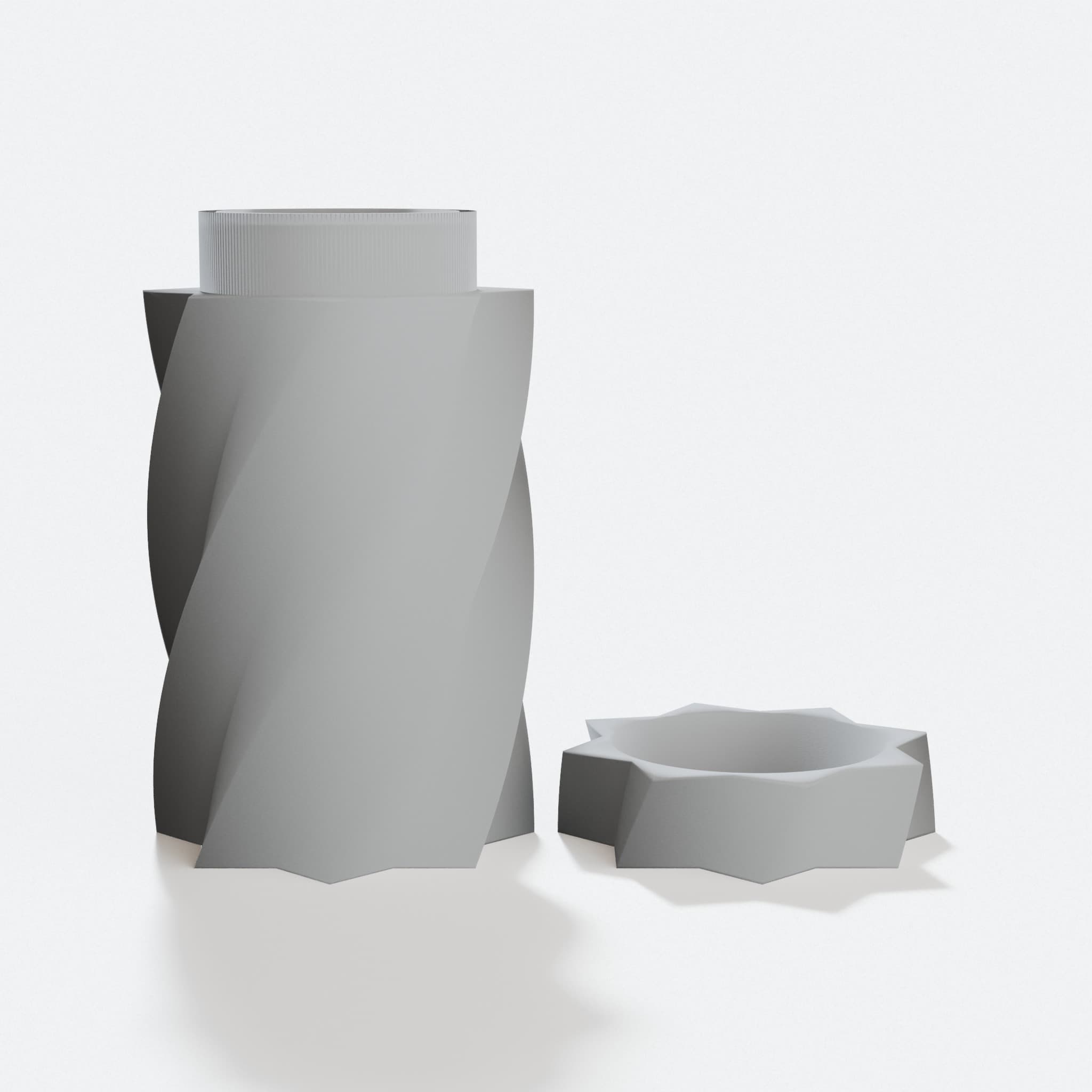 Parametric Twisted Star Box 3D Printed Home Decor, hero tilt