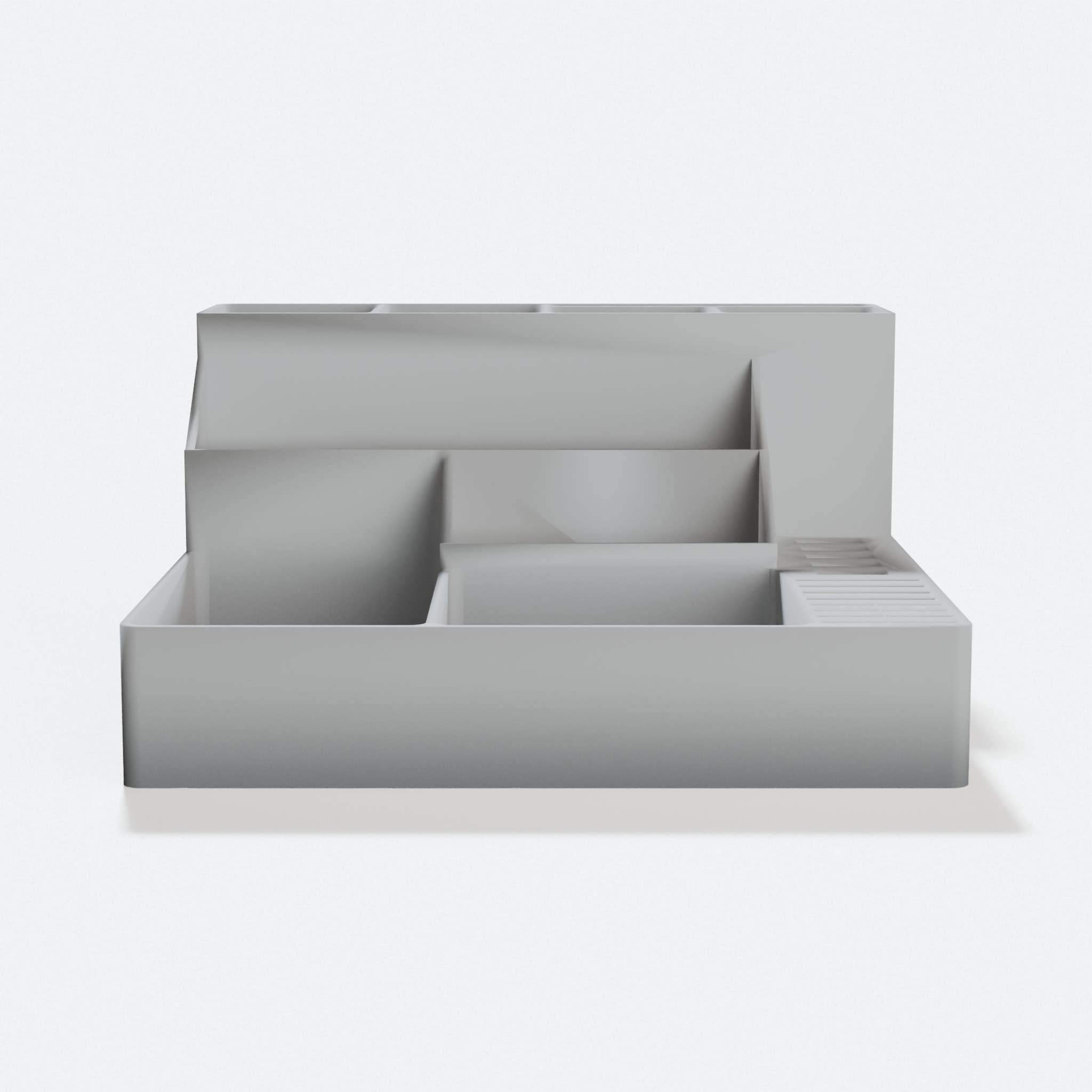 3D Printed Desk Organizer, Custom Office Accessories, hero tilt