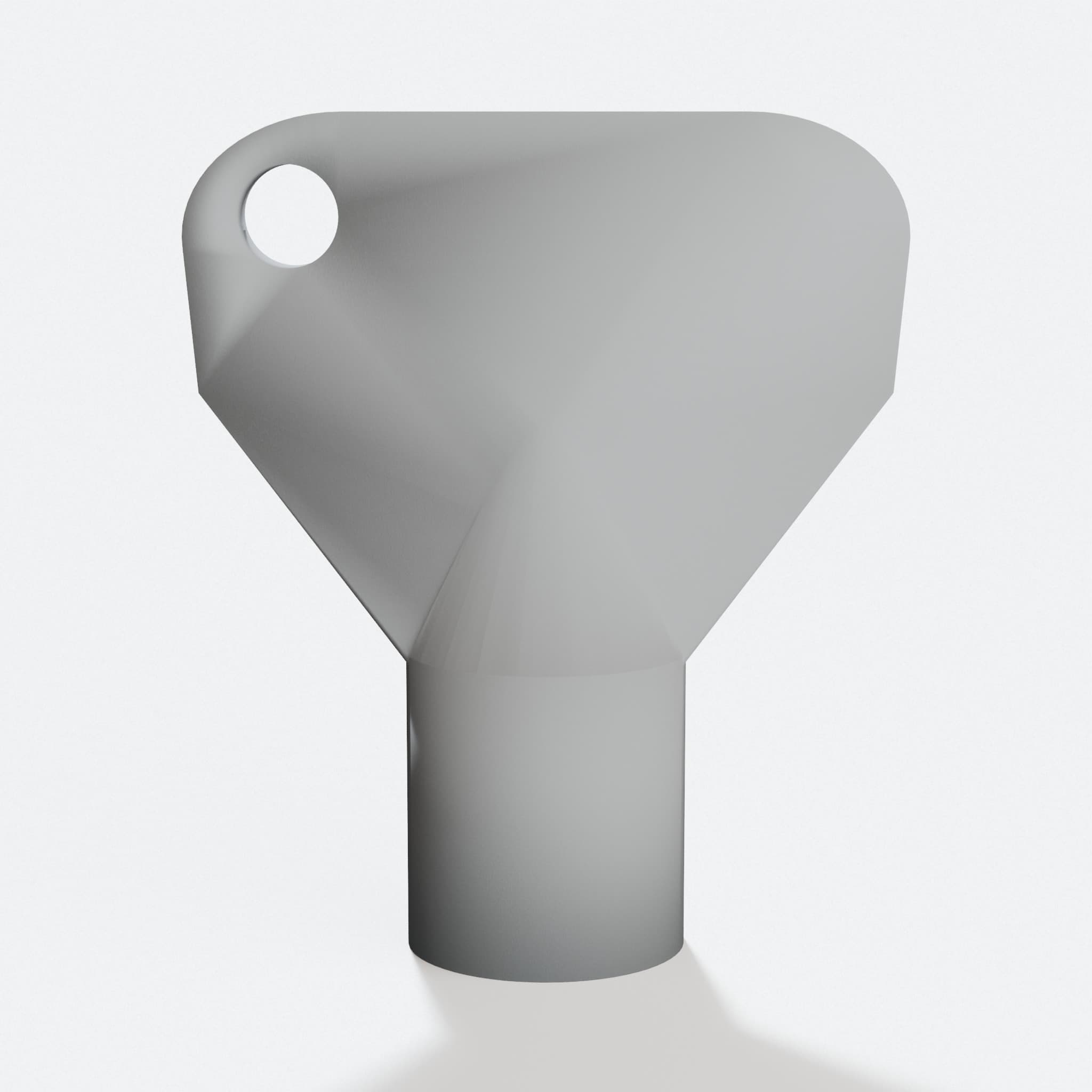 Triangular Utility Meter Key for Gas Electric Water