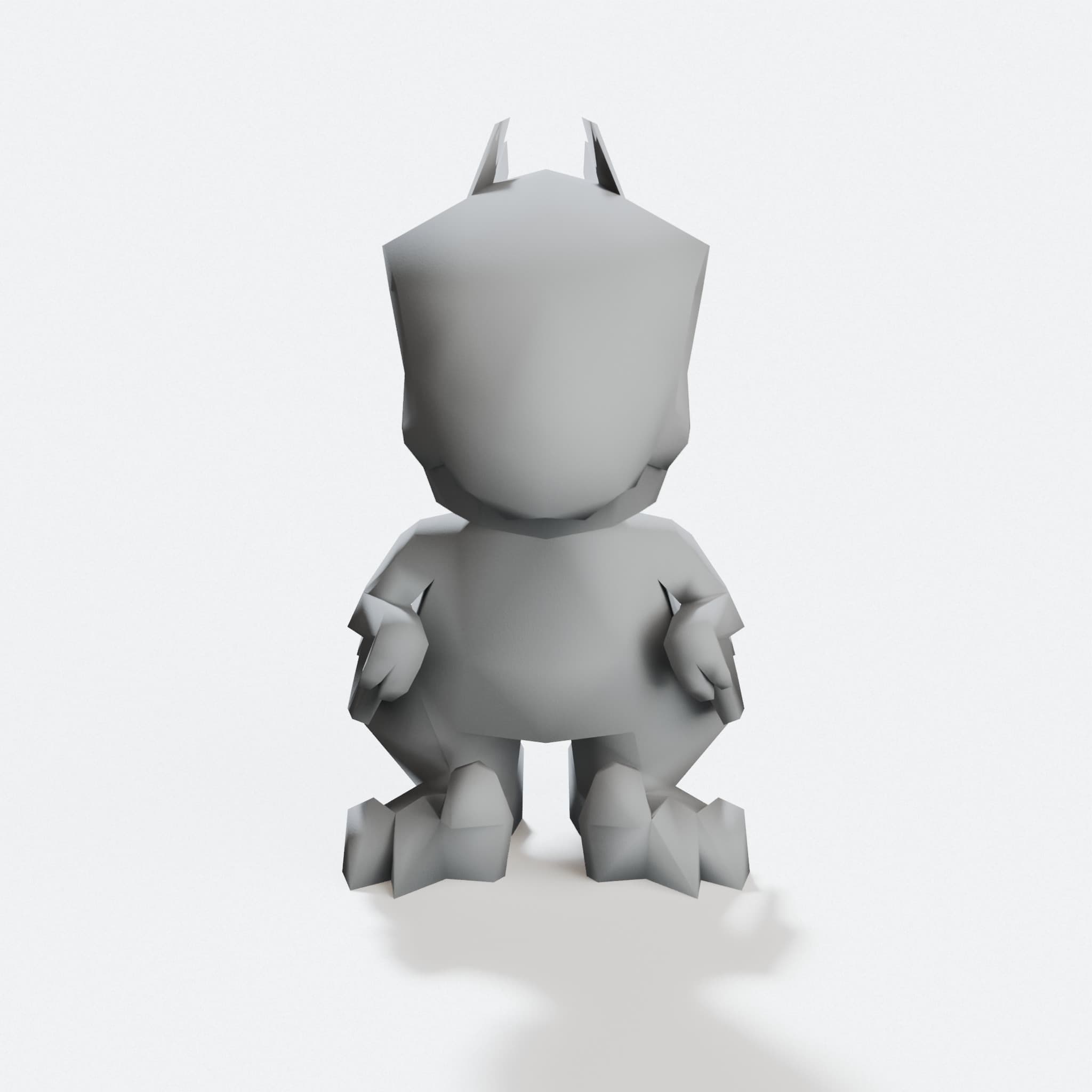 Baby Raptor 3D Printed Toy, hero tilt