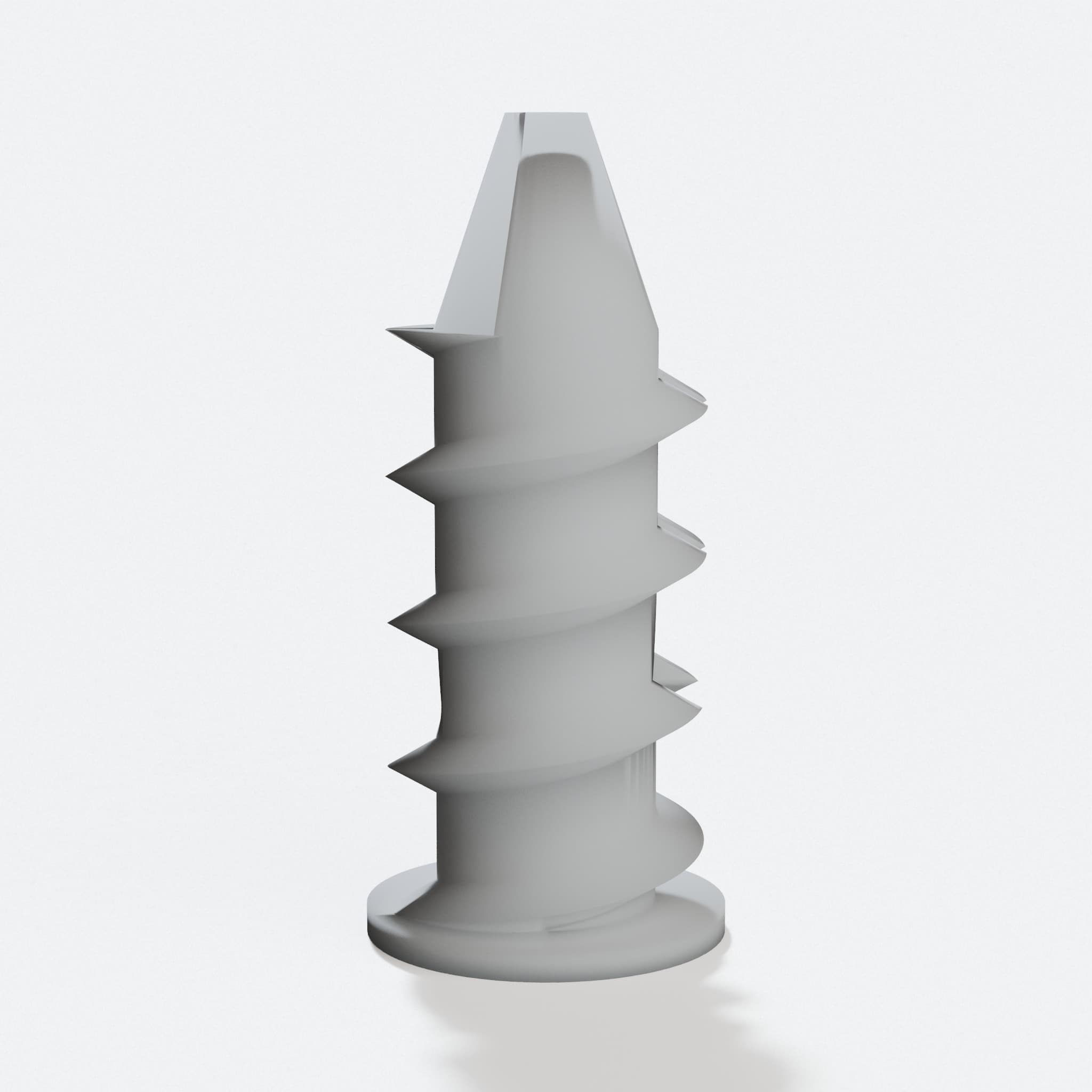 3D Printed Drywall Anchor Screw for Workshop Tools, hero tilt